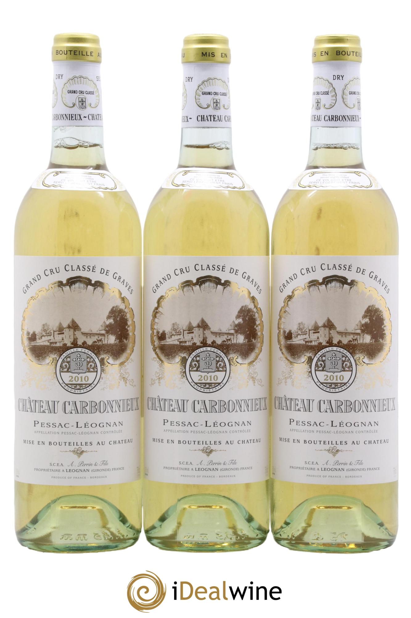 Château Carbonnieux Cru Classé de Graves 2010 - Lot de 6 bouteilles - 2
