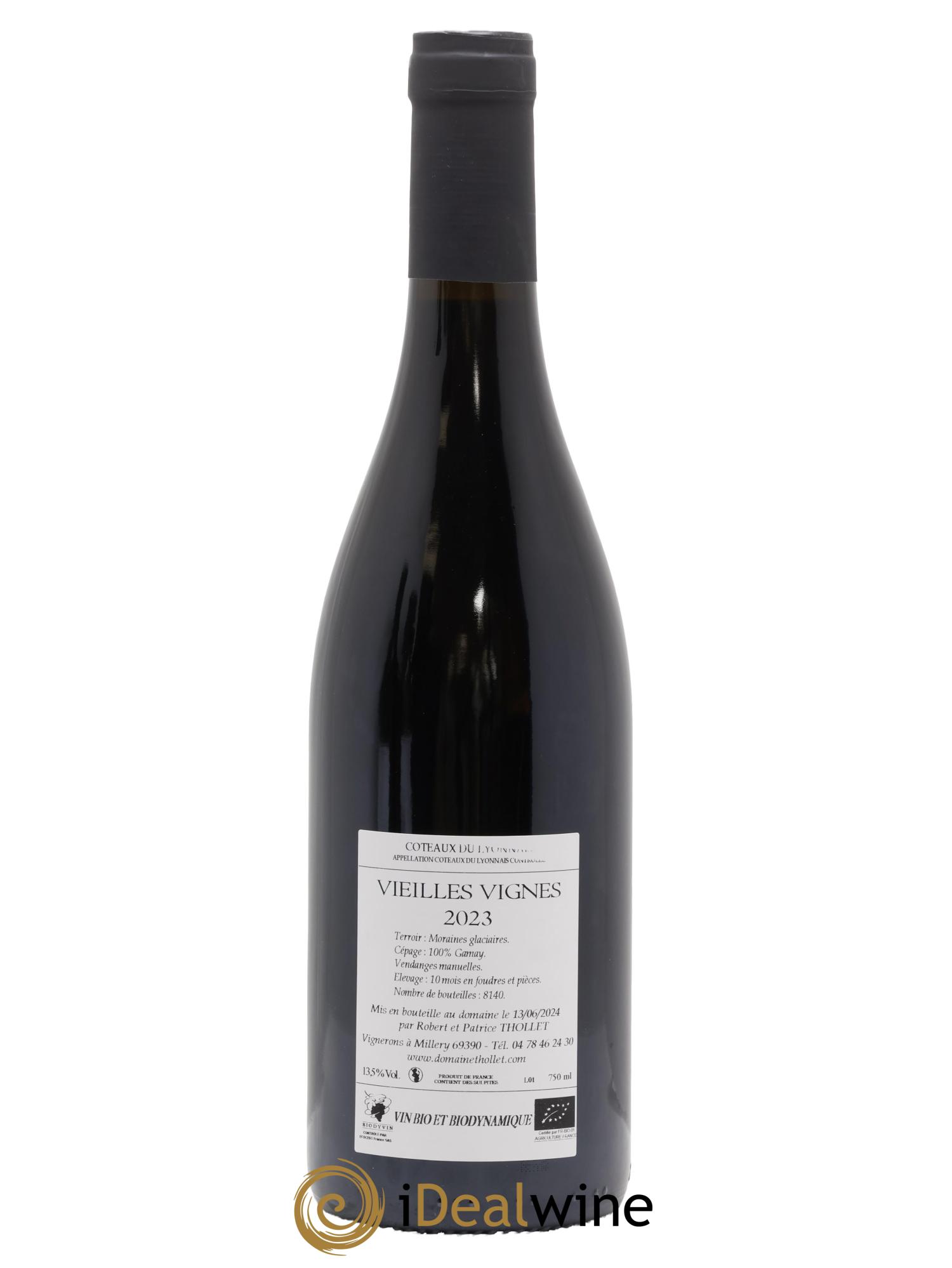 Rhône Coteaux du Lyonnais Vieilles Vignes Domaine de la Petite Gallée 2023 - Lot de 1 bouteille - 1