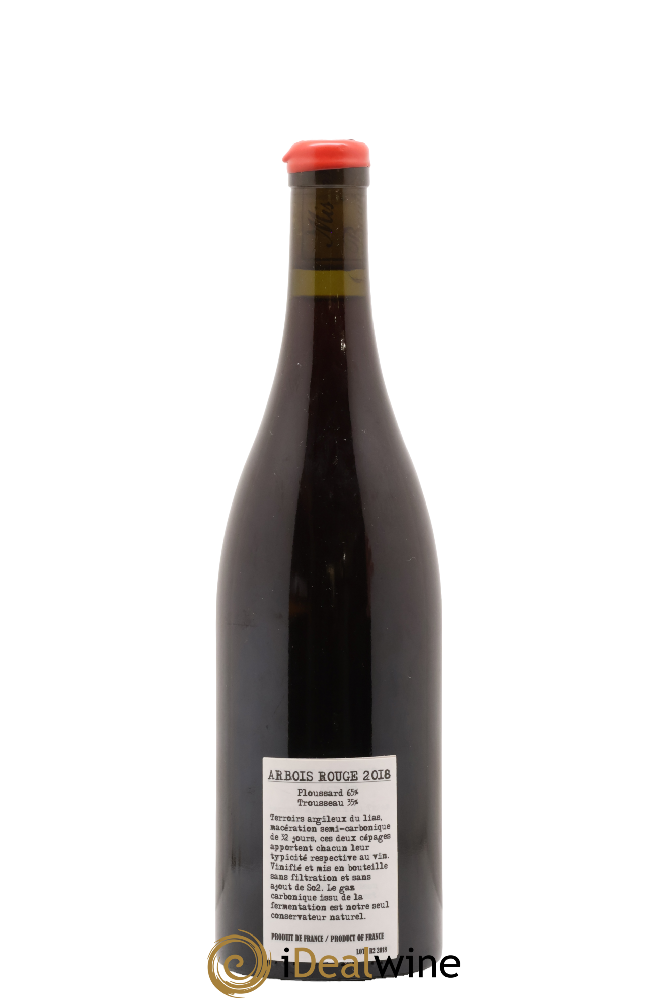 Arbois Ploussard Trousseau Adeline Houillon & Renaud Bruyère 2018 - Lot of 1 bottle - 1