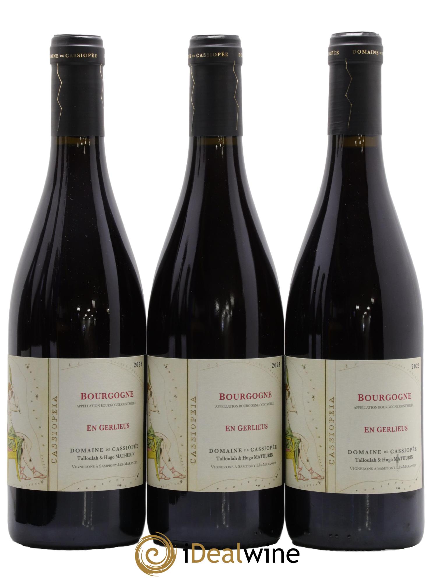 Bourgogne En Gerlieus Domaine de Cassiopée 2023 - Lot de 3 bouteilles - 0