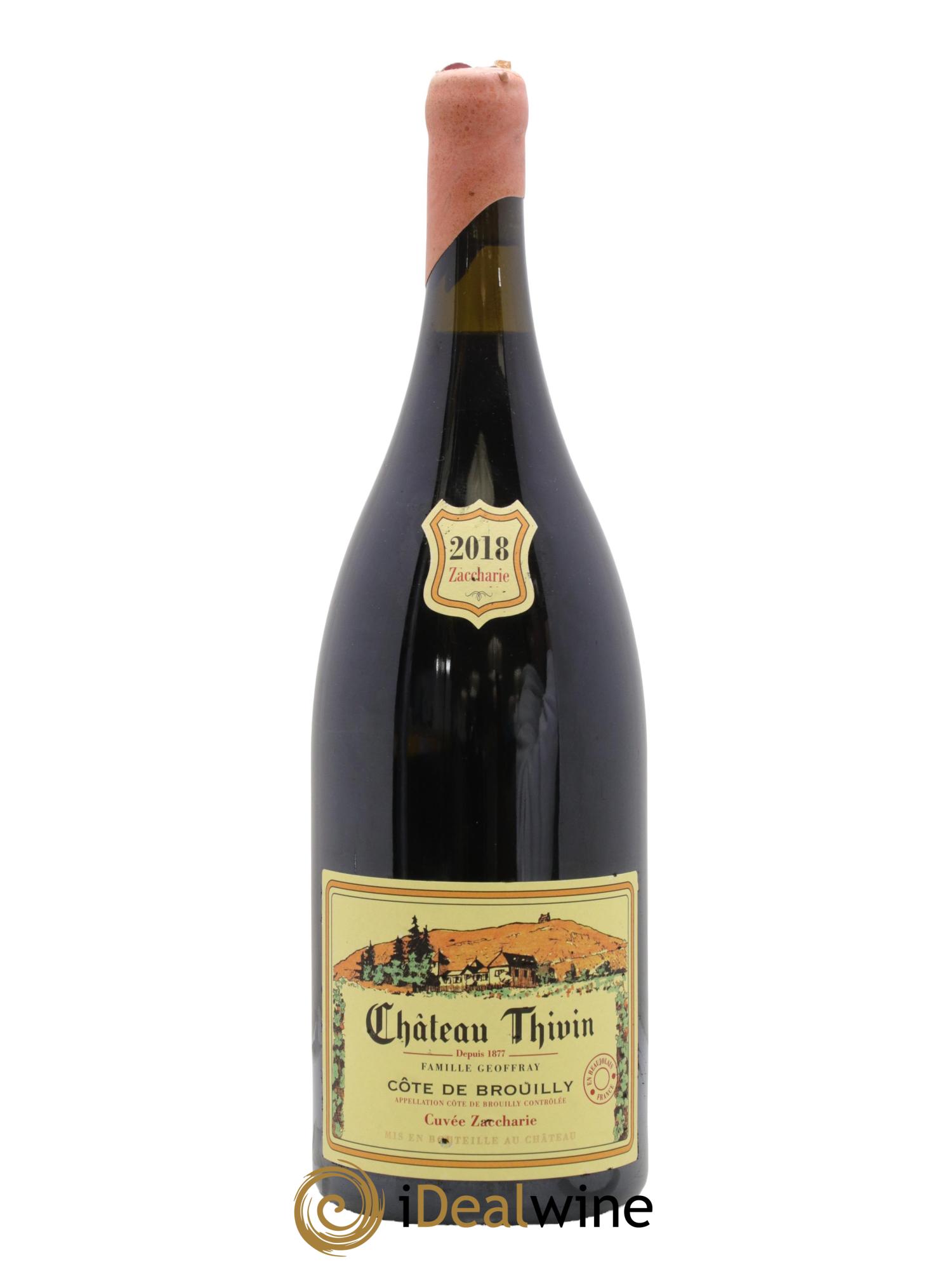 Côte de Brouilly Zaccharie Thivin 2018 - Posten von 1 Magnum - 0