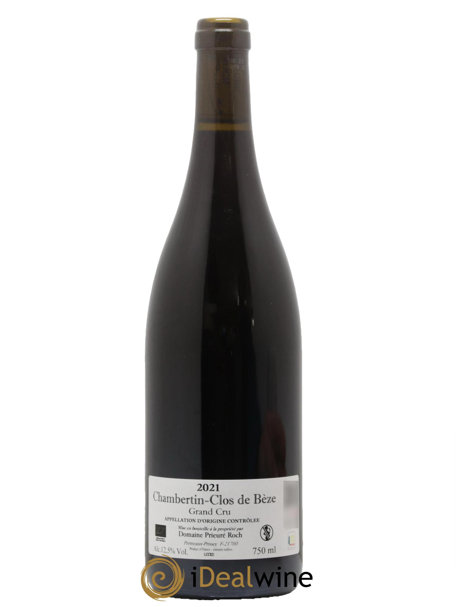 Chambertin Clos de Bèze Grand Cru Prieuré Roch 2021 - Lot de 1 bouteille - 1