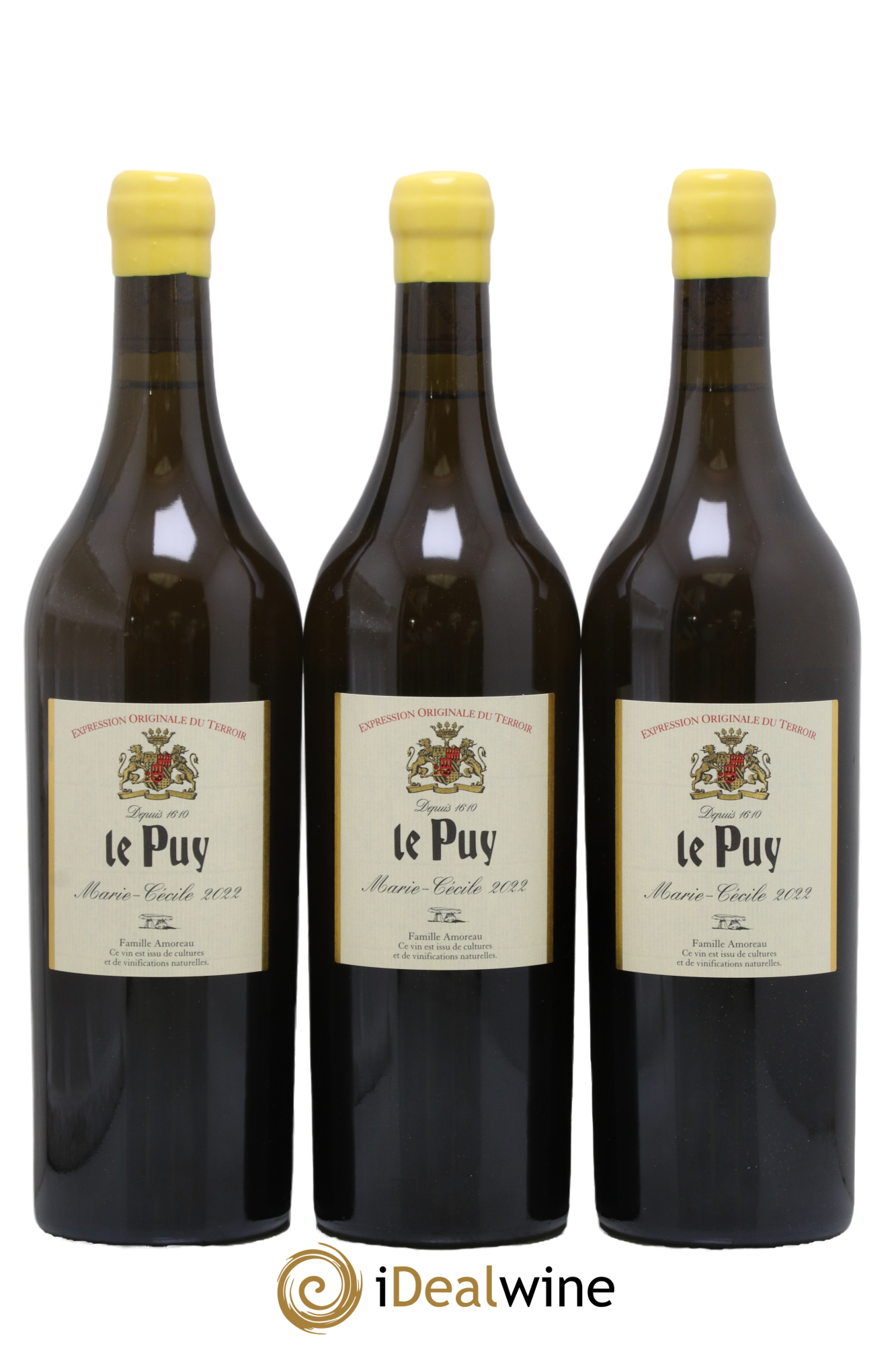 Le Puy - Marie-Cécile 2022 - Lot of 3 bottles - 0