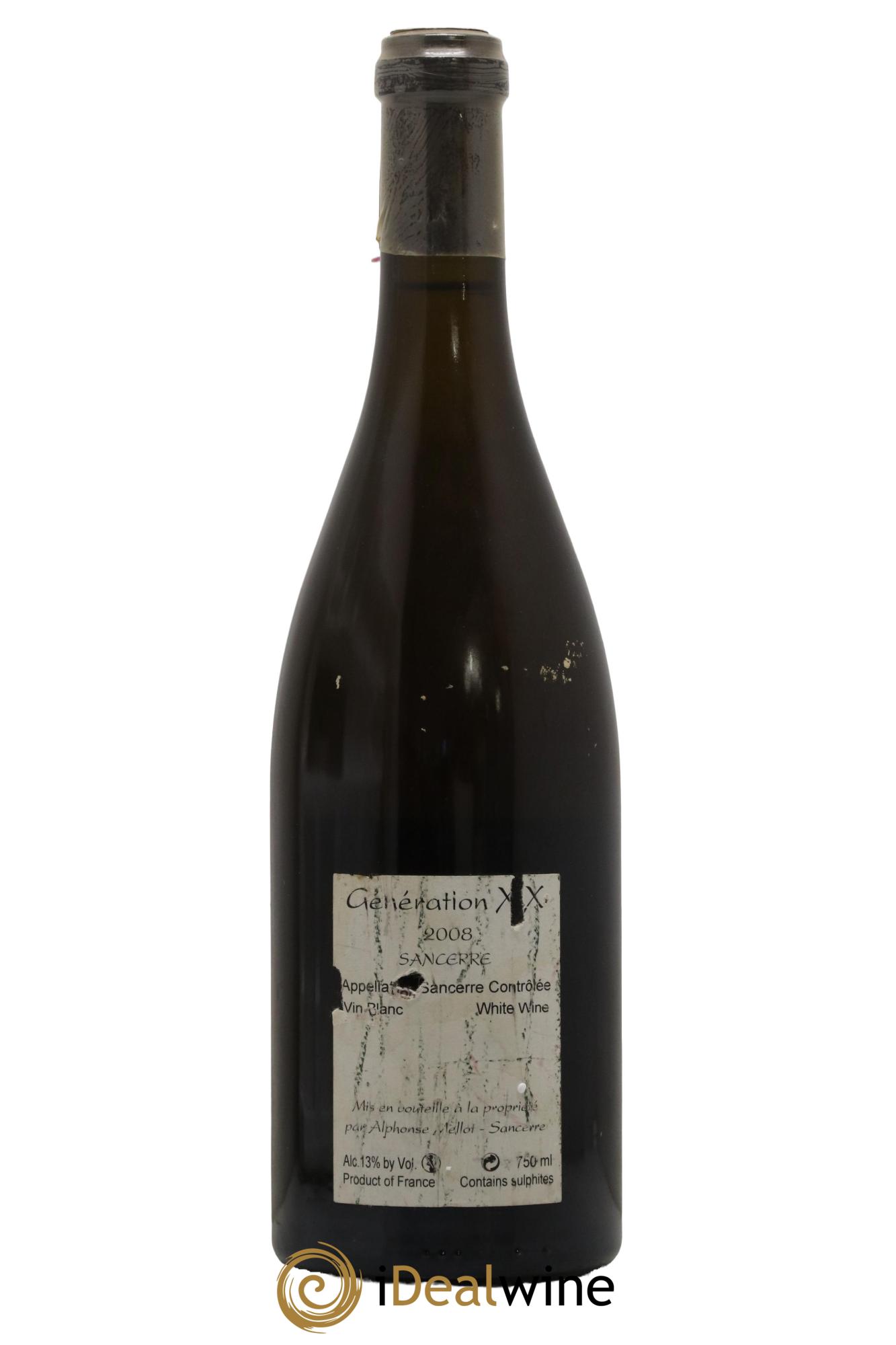 Sancerre Génération XIX Alphonse Mellot 2008 - Lot of 1 bottle - 1