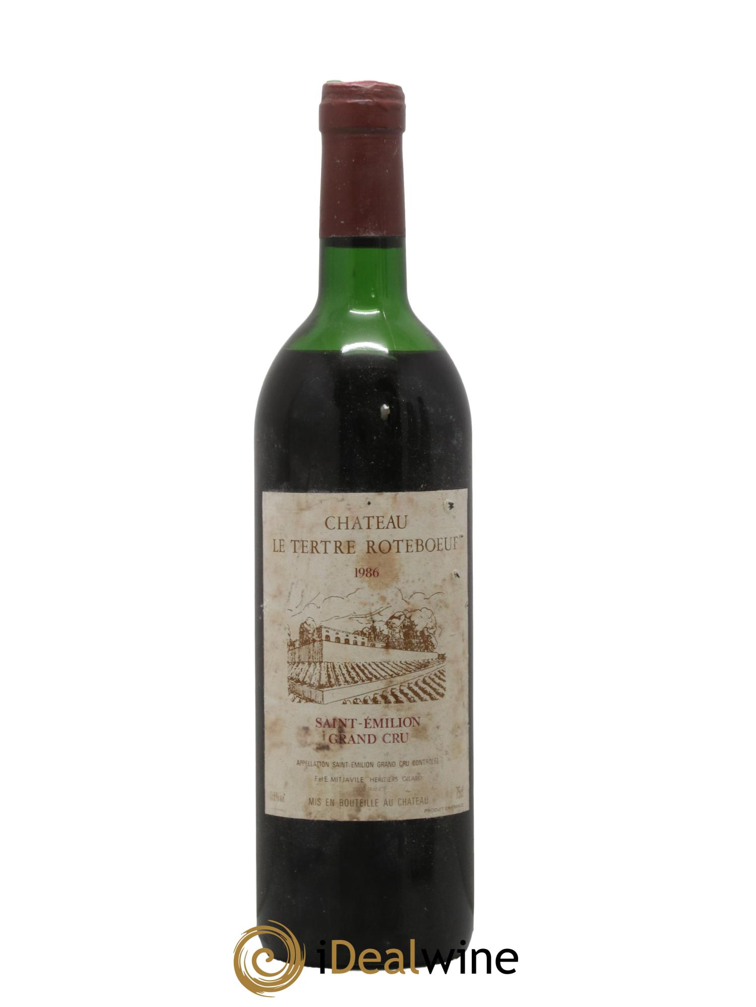Château Tertre Roteboeuf 1986 - Lot of 1 bottle - 0