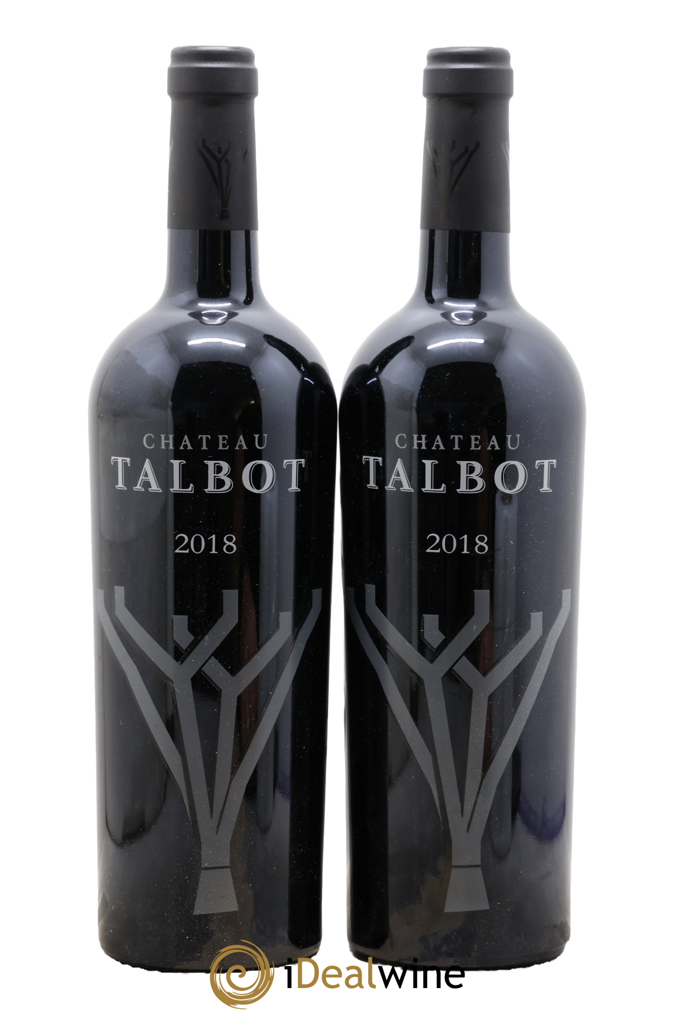 Château Talbot 4ème Grand Cru Classé 2018 - Posten von 2 Flaschen - 0