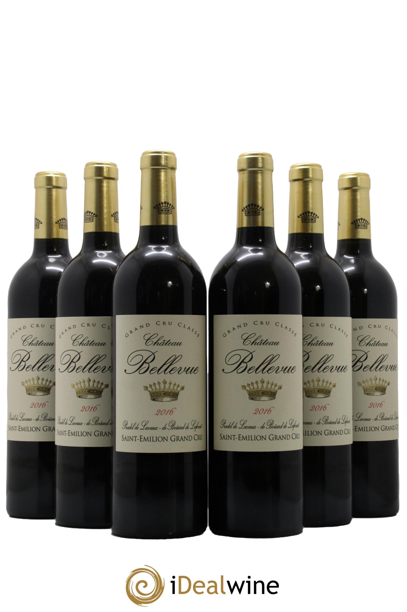 Château Bellevue Cru Bourgeois 2016 - Lot de 6 bouteilles - 0
