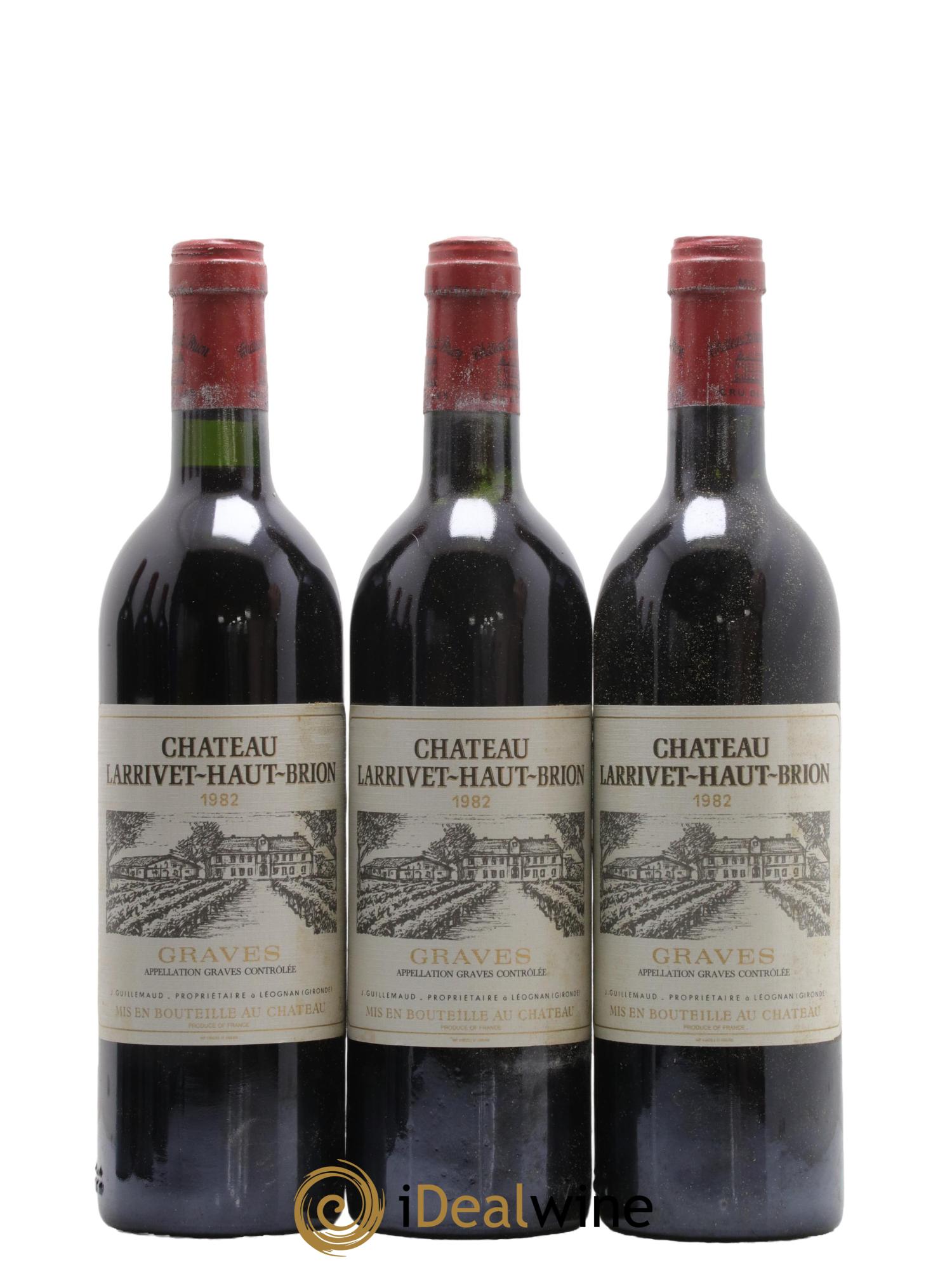 Château Larrivet Haut-Brion 1982 - Lot de 12 bouteilles - 3