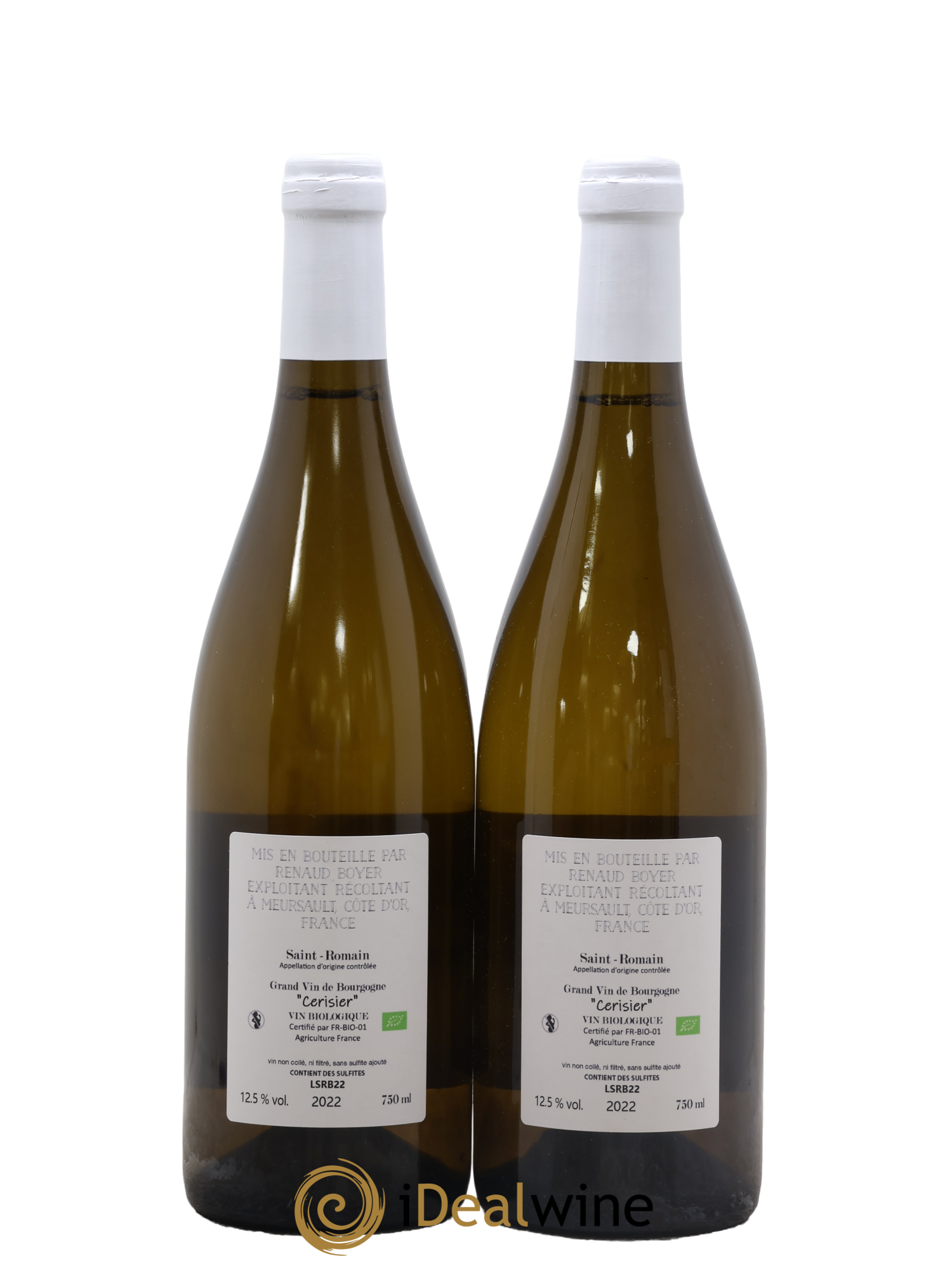 Saint-Romain Cerisier Renaud Boyer 2022 - Lot of 2 bottles - 1