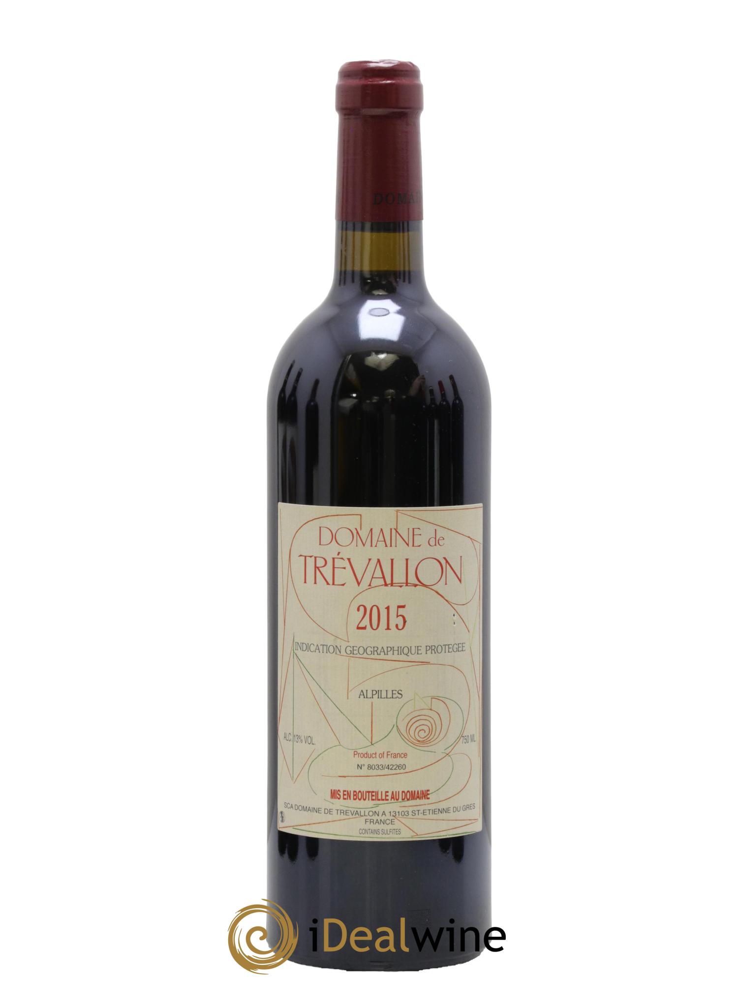Alpilles Trévallon (Domaine de) Eloi Dürrbach 2015 - Lot de 1 bouteille - 0