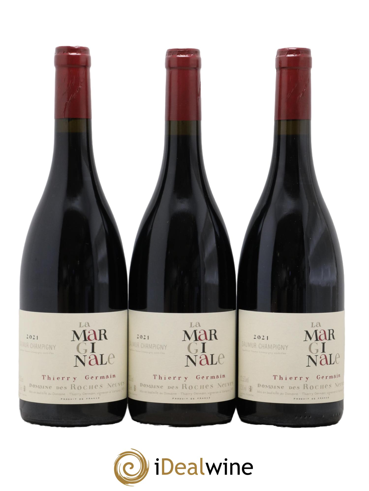Saumur-Champigny La Marginale Domaine des Roches Neuves - Thierry Germain 2021 - Lot of 3 bottles - 0