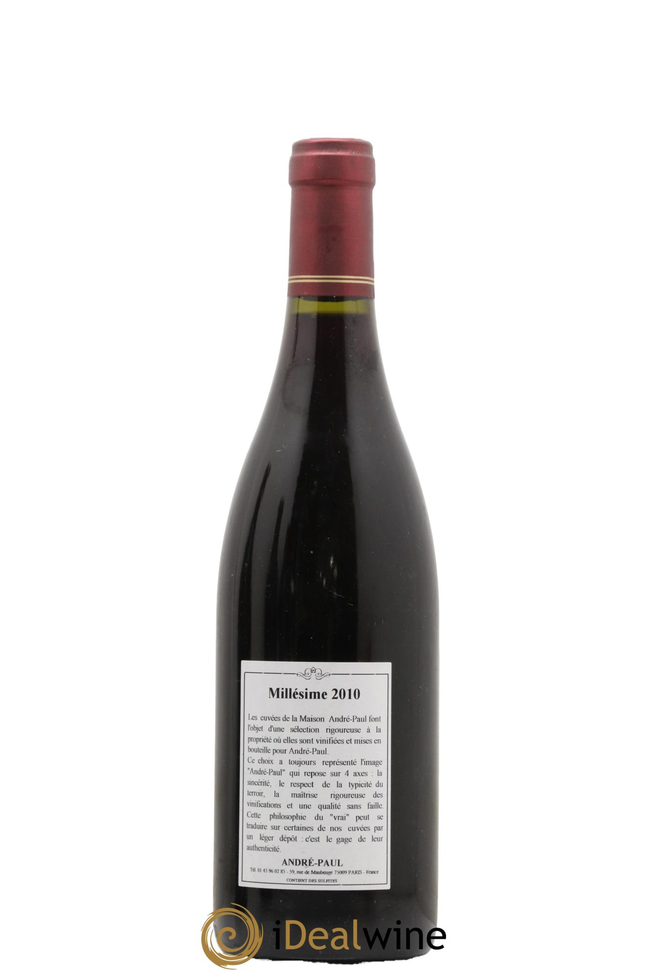 Pommard Villages Domaine Bernard Et Thierry Glantenay 2010 - Lot de 1 bouteille - 1