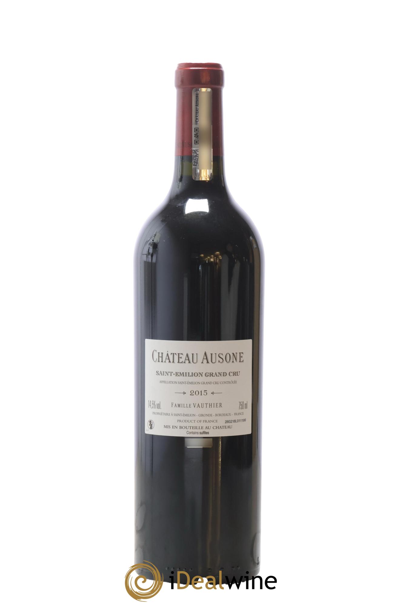 Château Ausone 1er Grand Cru Classé A 2015 - Lot de 1 bouteille - 1