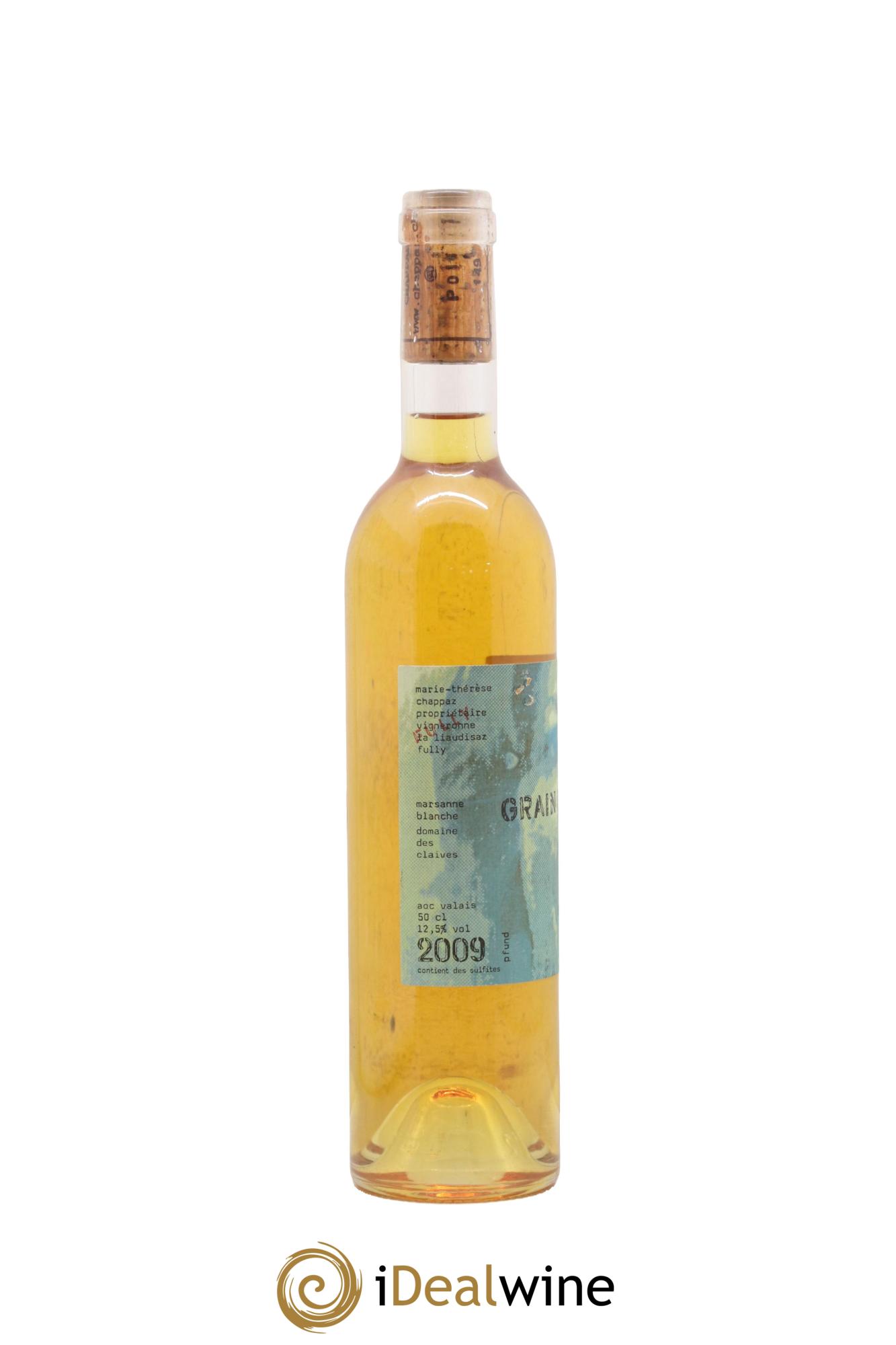 Valais Fully Grain Noble Marie-Thérèse Marsanne Blanche Chappaz 2009 - Lot de 1 format 50cl - 1