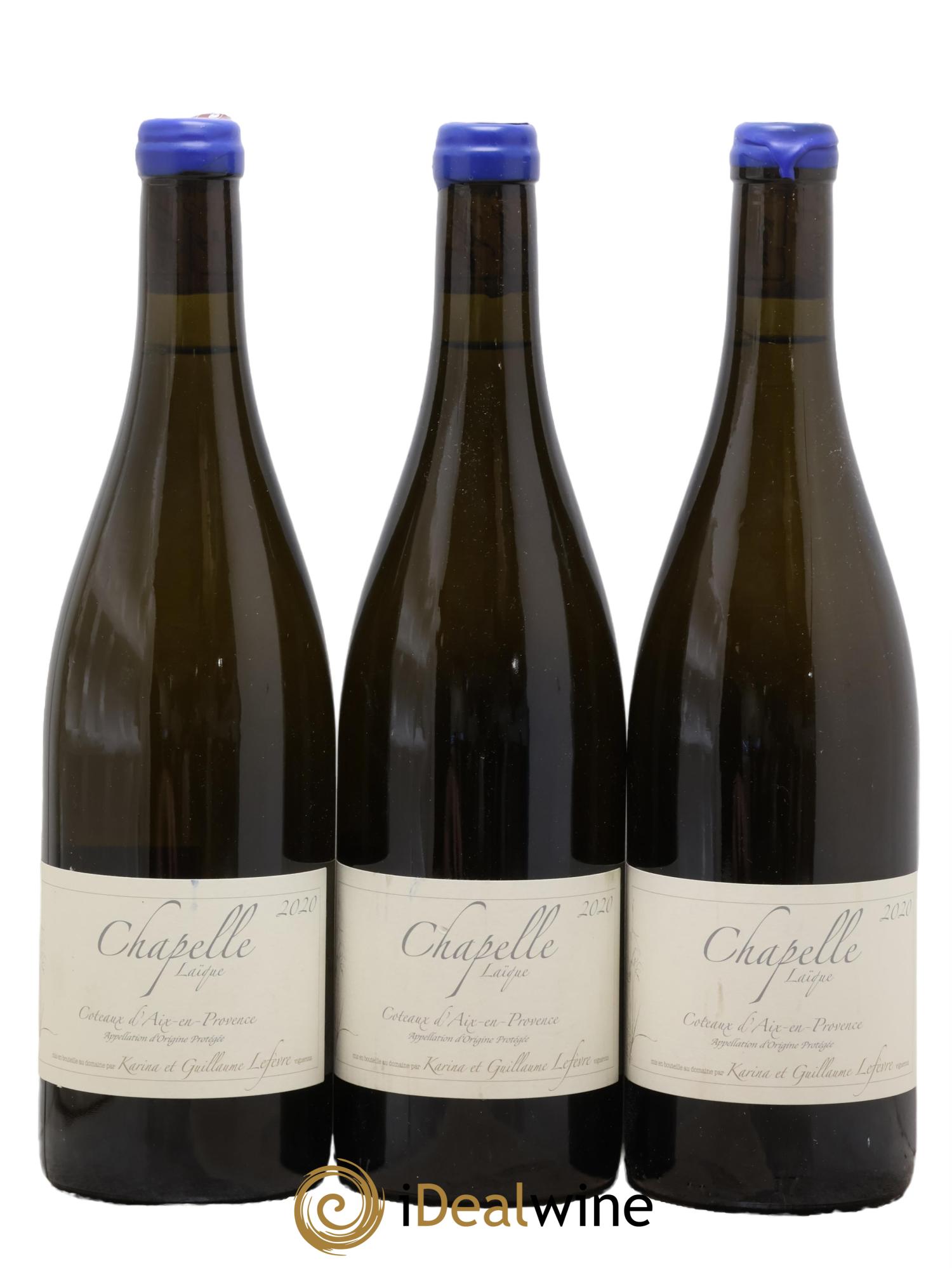 Coteaux d'Aix-en-Provence Chapelle Laïque Sulauze 2020 - Lot de 3 bouteilles - 0