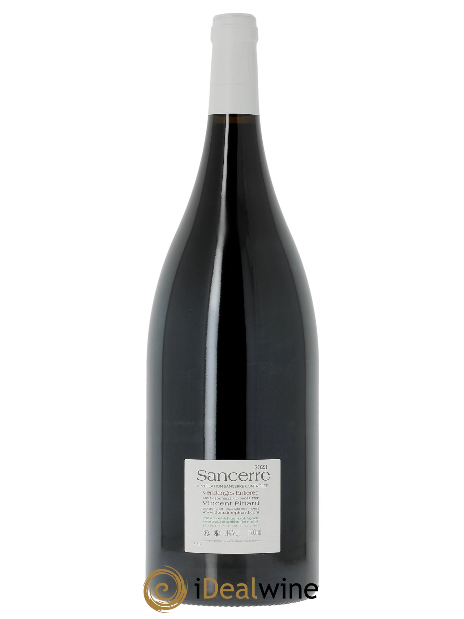 Sancerre Vendanges Entières Vincent Pinard  2023 - Lot of 1 magnum - 1