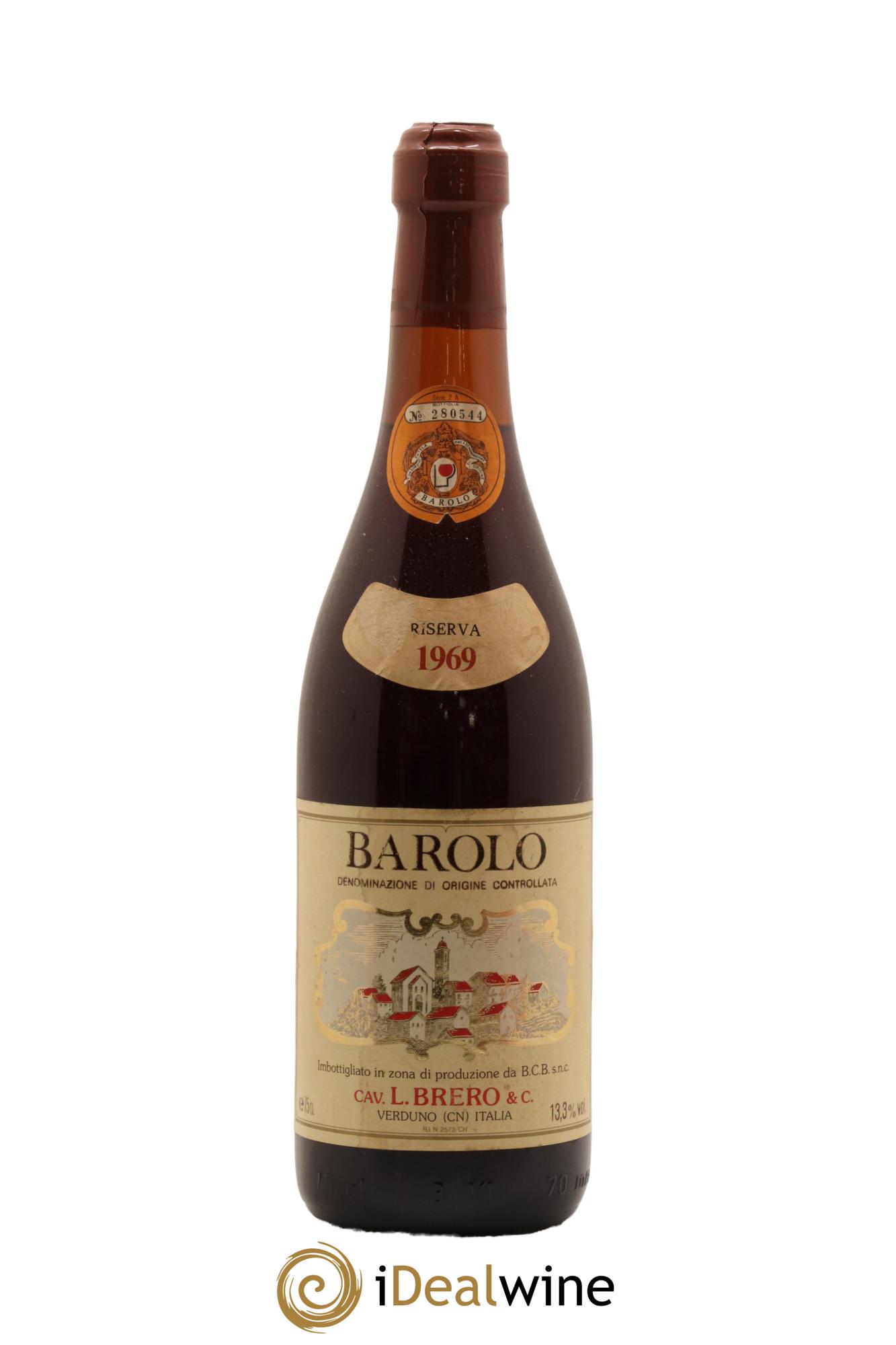 Barolo Riserva Cav Luigi Brero 1969 - Lot of 1 bottle - 0
