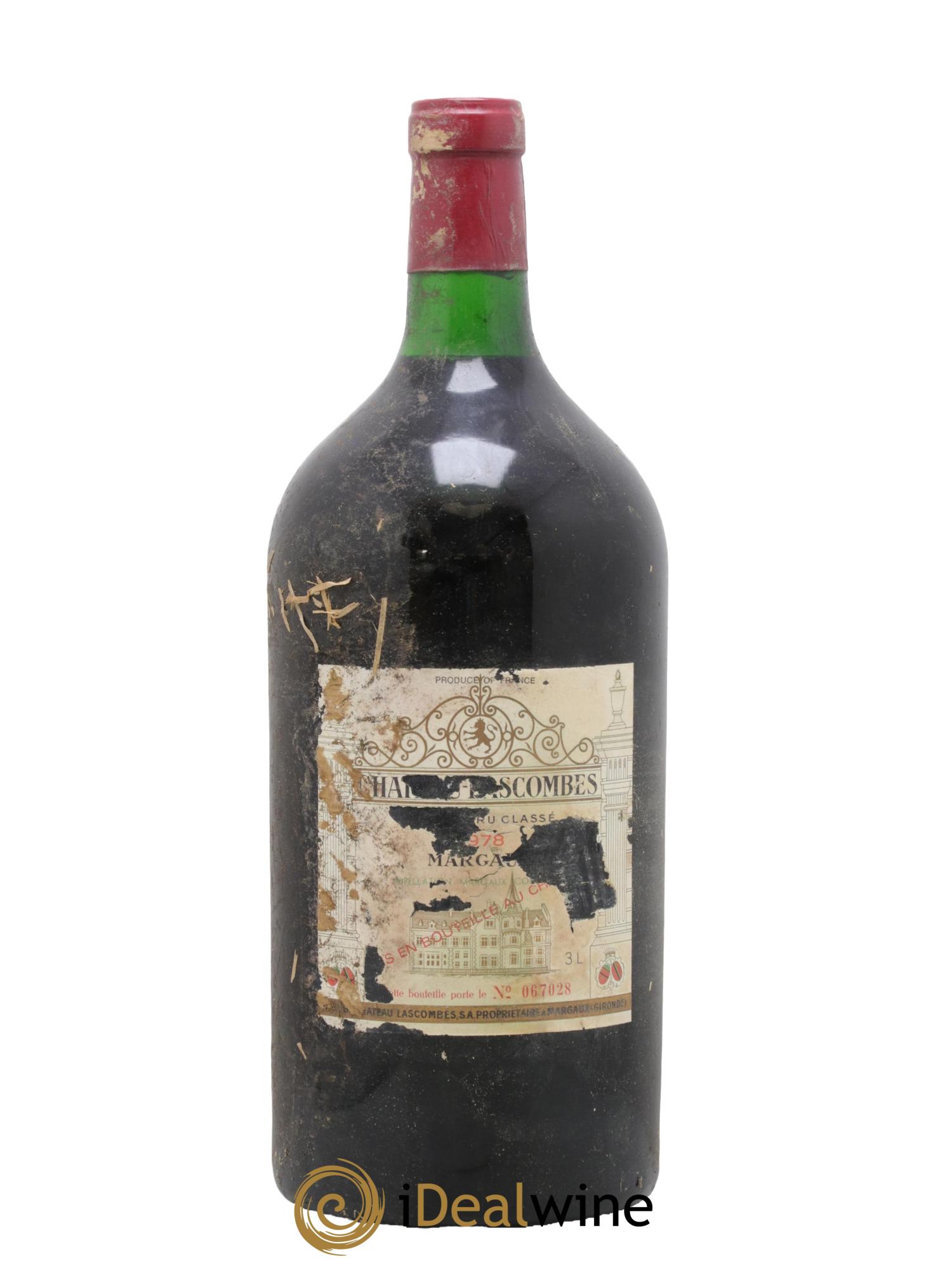 Château Lascombes 2ème Grand Cru Classé 1978 - Lotto di 1 jéroboam - 0