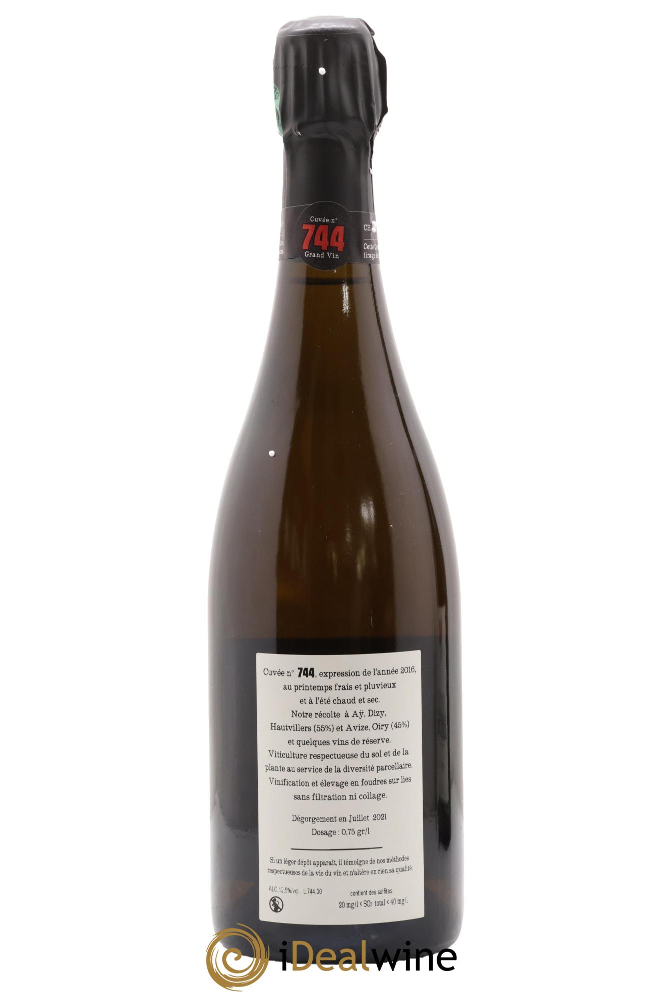 Cuvée 744 Jacquesson - Lot de 1 bouteille - 1
