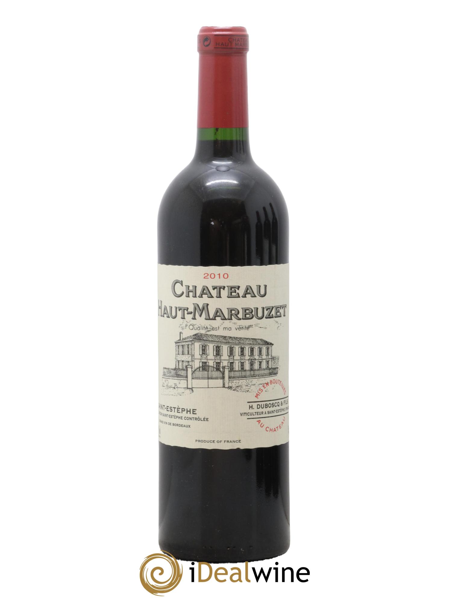 Château Haut Marbuzet 2010 - Lot de 1 bouteille - 0