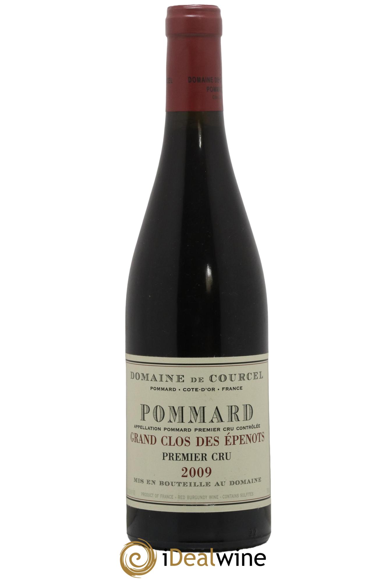 Pommard 1er Cru Grand Clos des Epenots de Courcel (Domaine) 2009 - Lot de 1 bouteille - 0