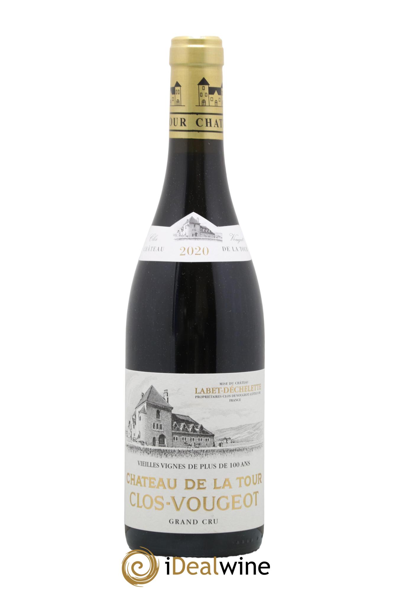 Clos de Vougeot Grand Cru Vieilles Vignes Château de La Tour 2020 - Lot de 1 bouteille - 0