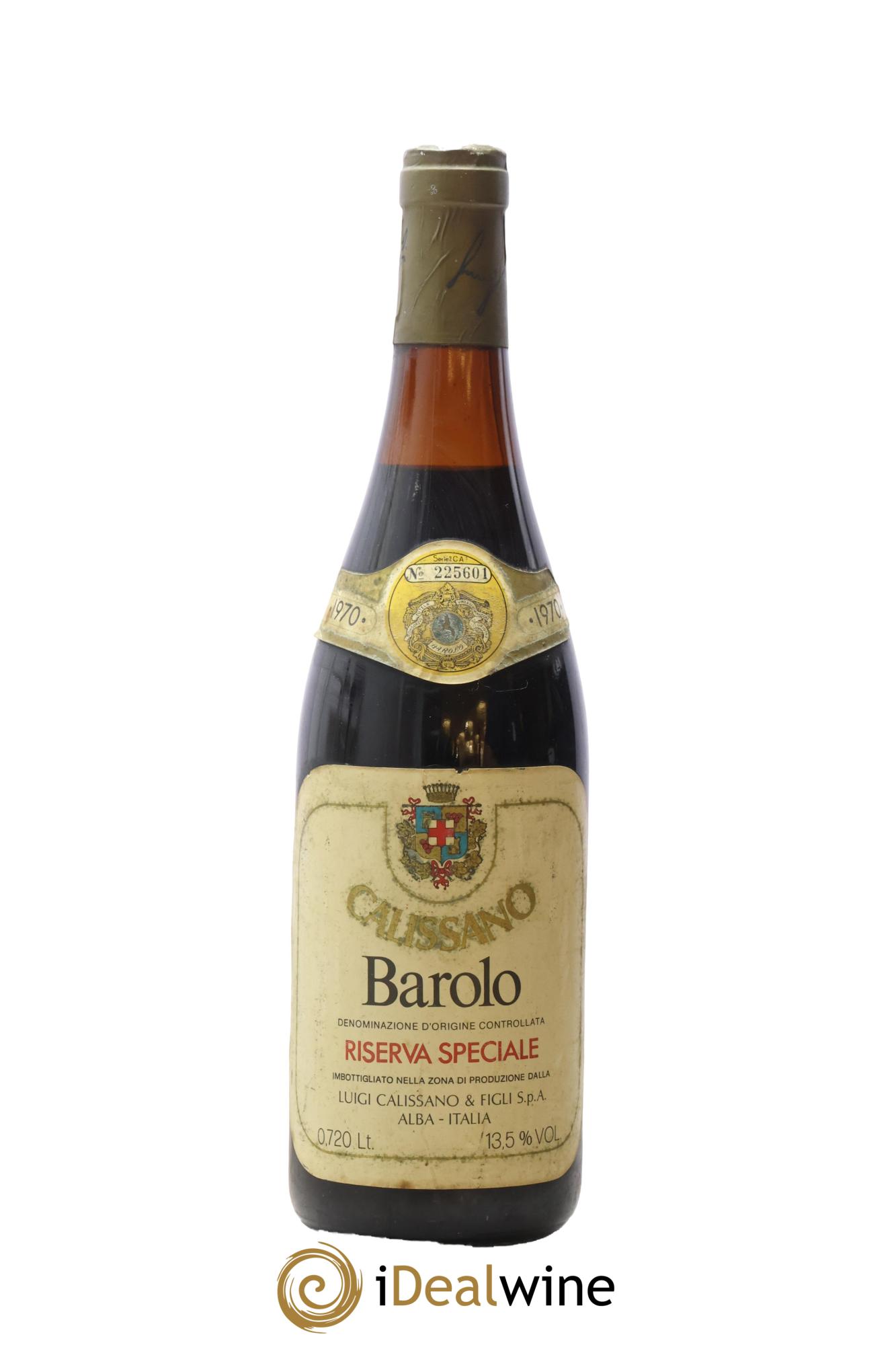 Barolo DOC Riserva Speciale Calissano 1970 - Lot de 1 bouteille - 0