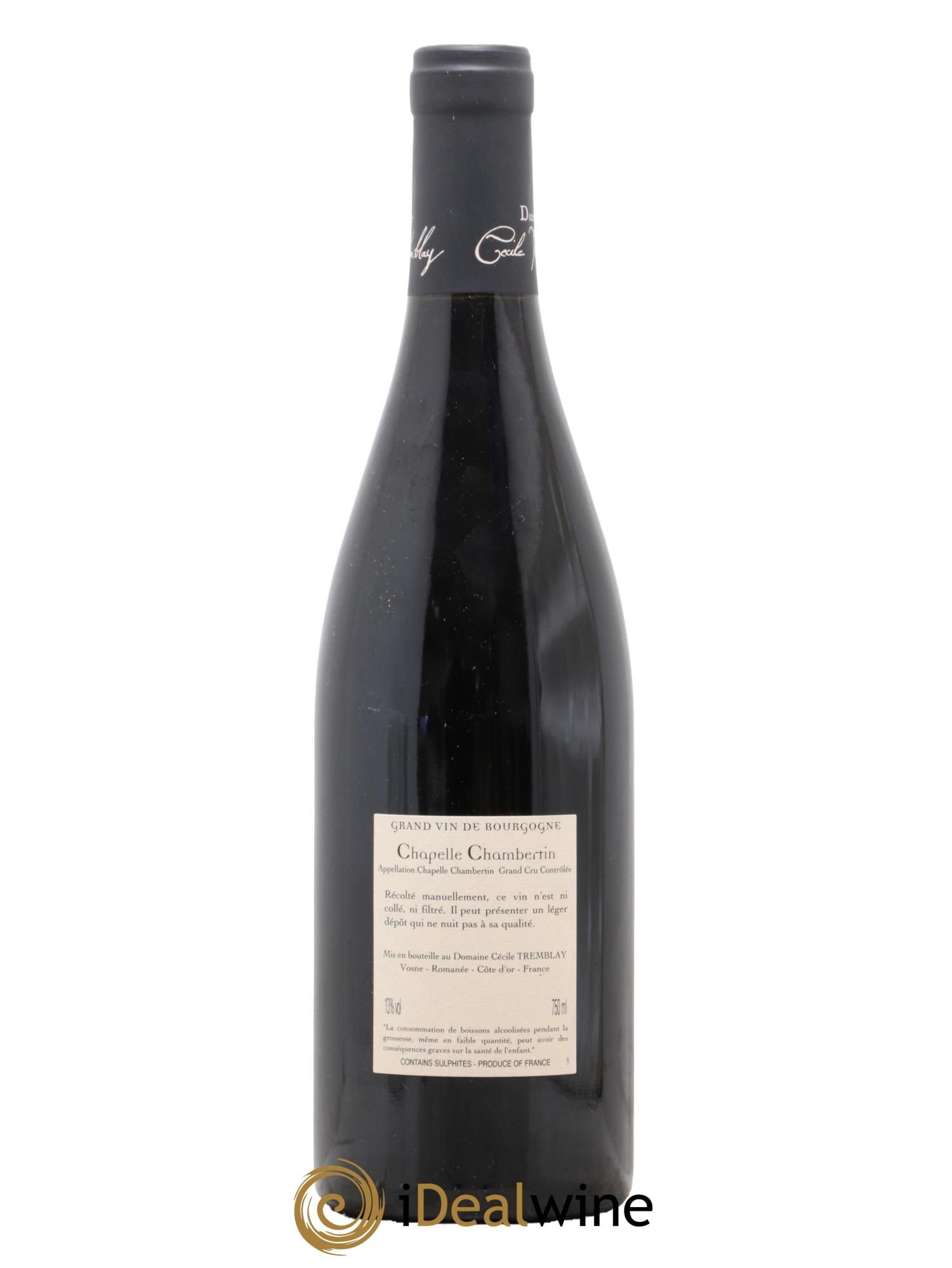 Chapelle-Chambertin Grand Cru Cécile Tremblay 2011 - Posten von 1 Flasche - 1