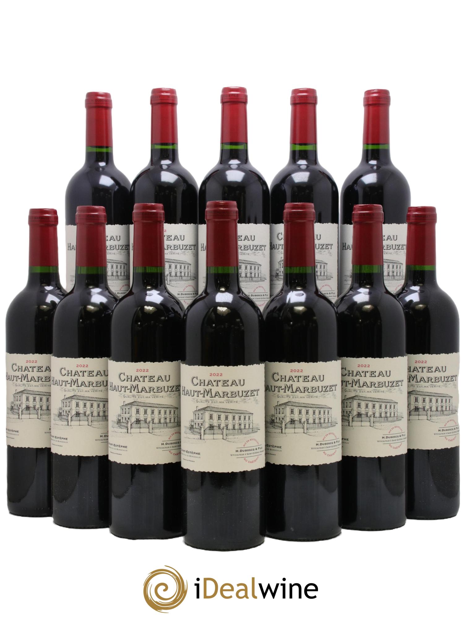 Château Haut Marbuzet 2022 - Lot de 12 bouteilles - 0