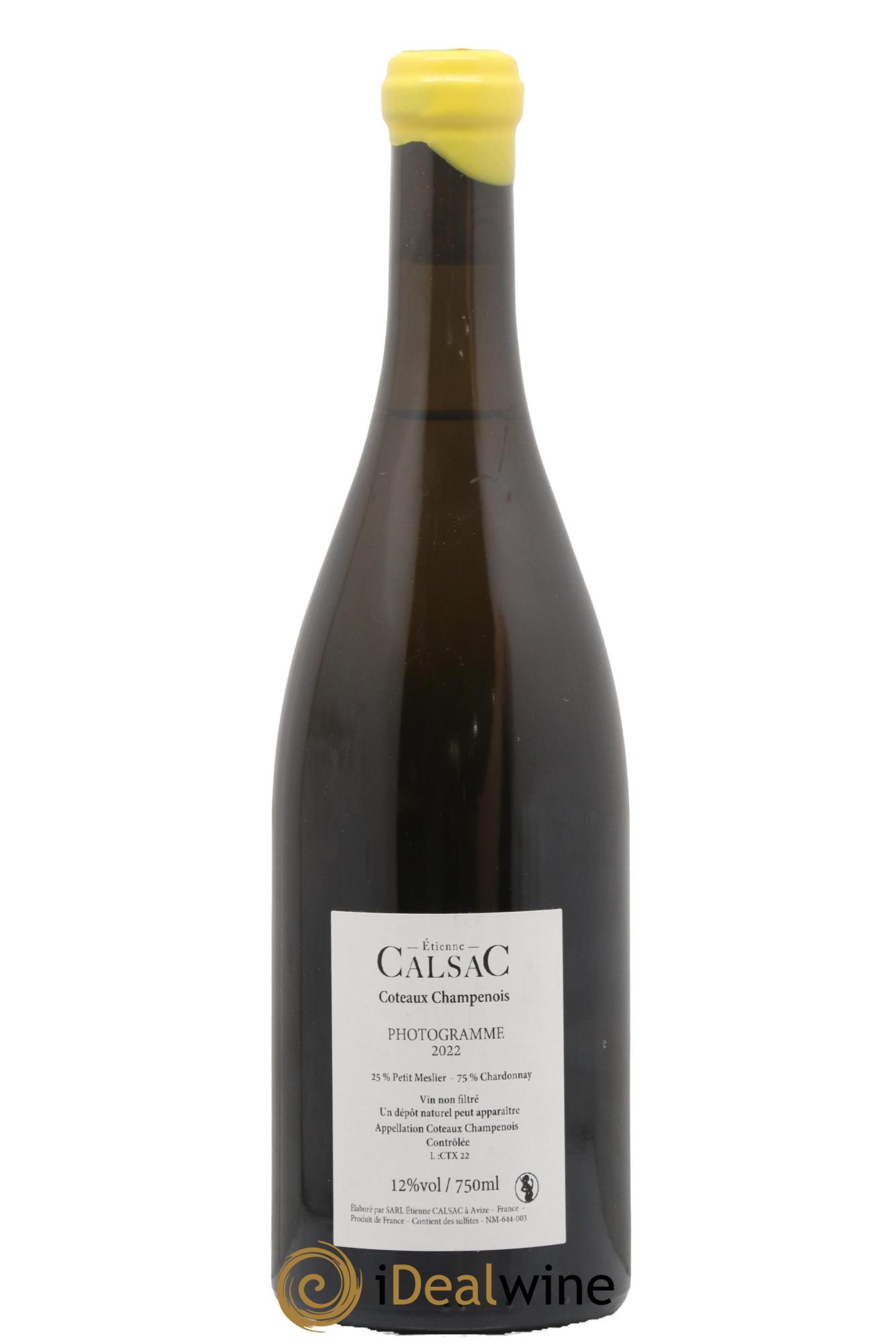 Coteaux Champenois Photogramme Etienne Calsac 2022 - Lotto di 1 bottiglia - 1