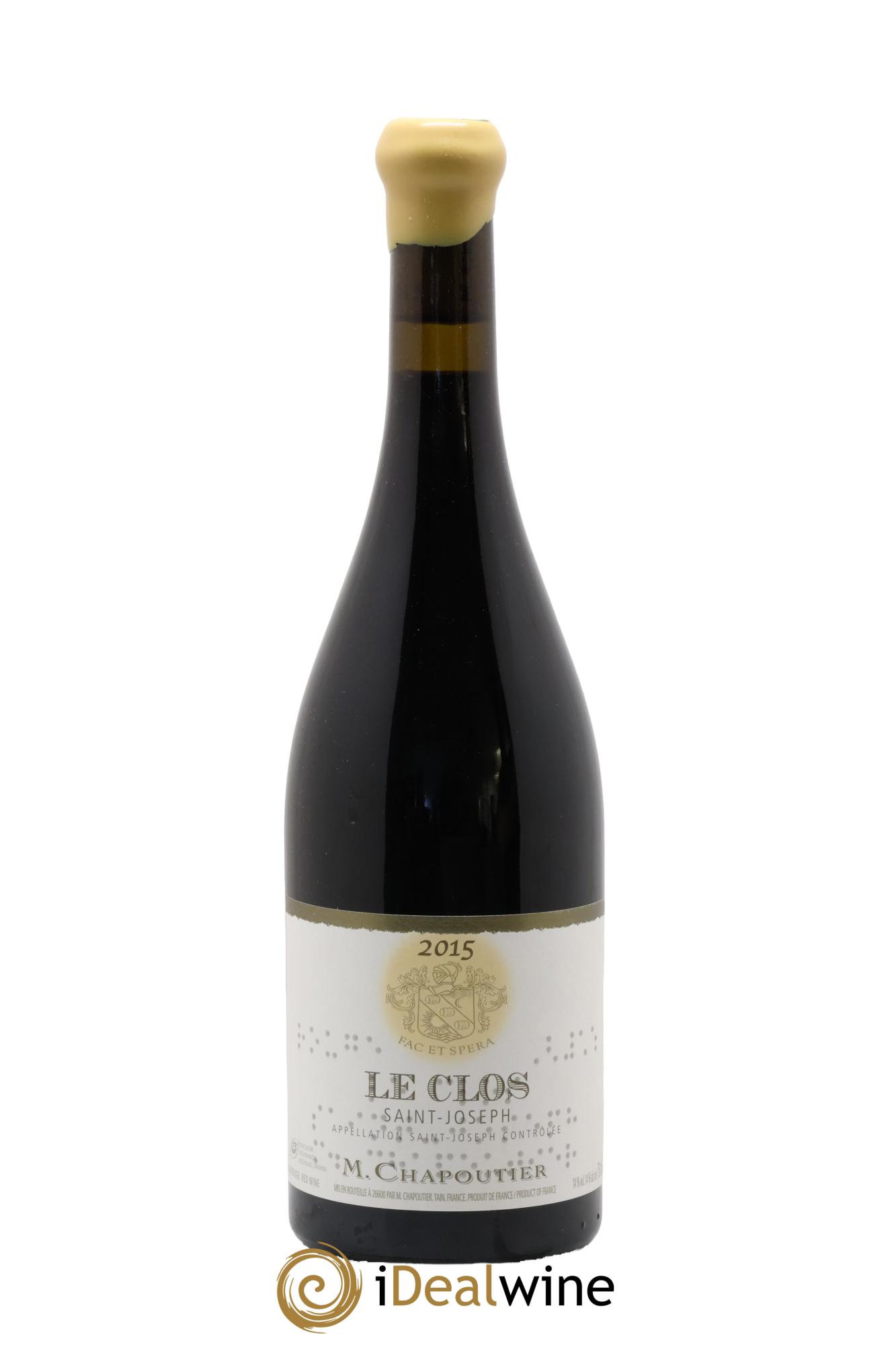 Saint-Joseph Le Clos Chapoutier 2015 - Posten von 1 Flasche - 0