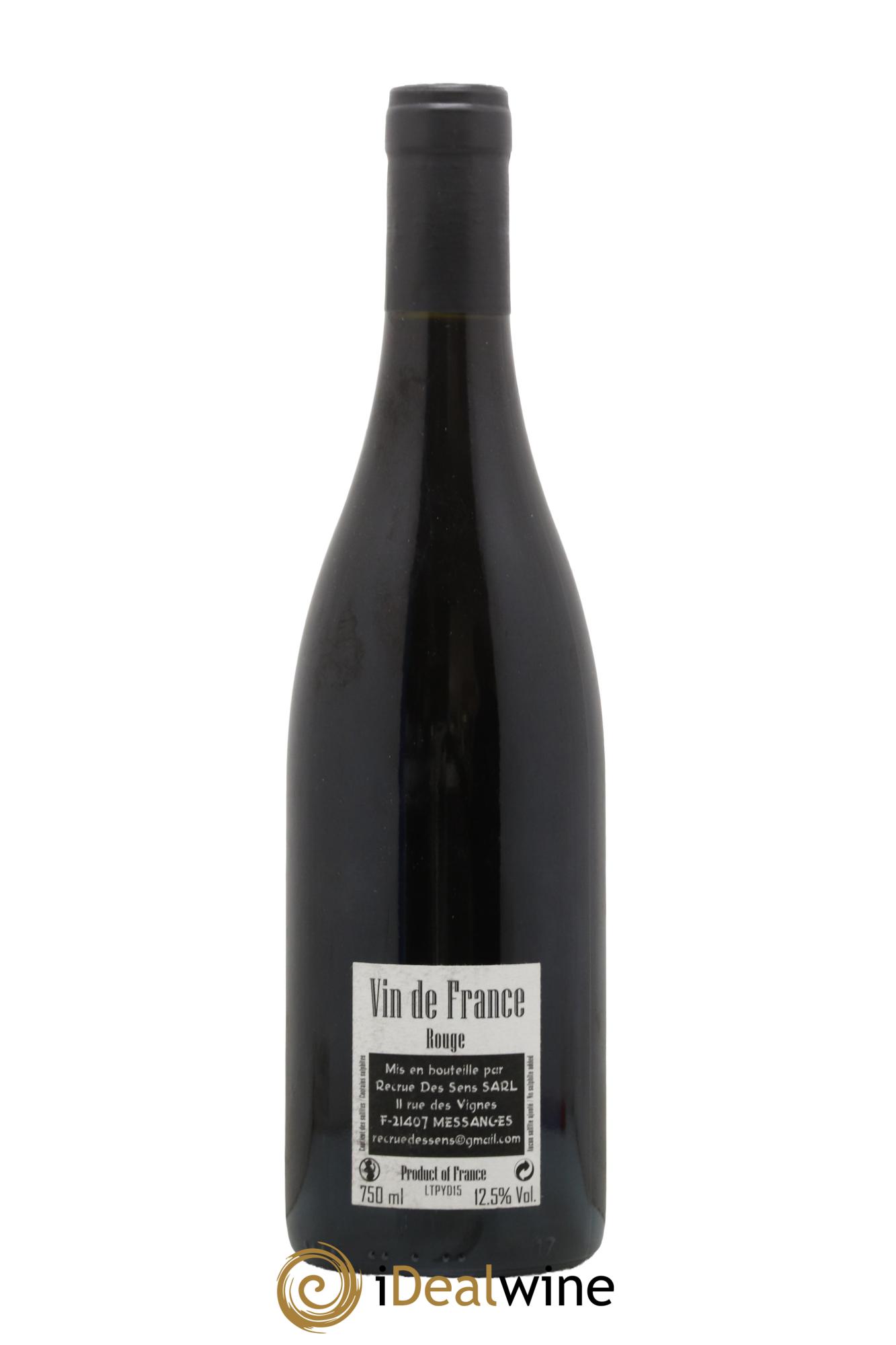 Vin de France Tête de Ponts Recrue des Sens Yann Durieux 2015 - Lot de 1 bouteille - 1