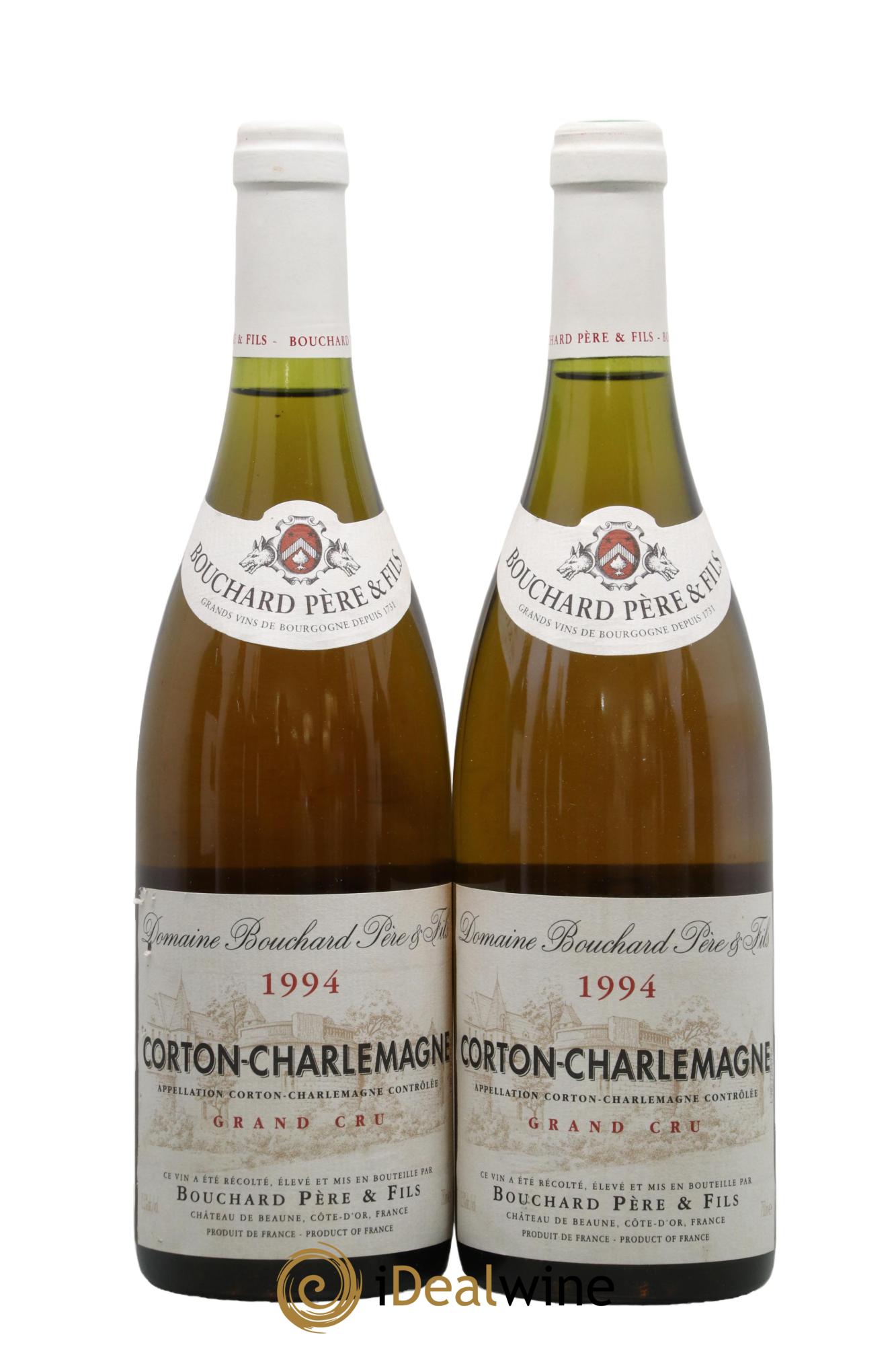 Corton-Charlemagne Grand Cru Bouchard Père & Fils 1994 - Lot de 2 bouteilles - 0