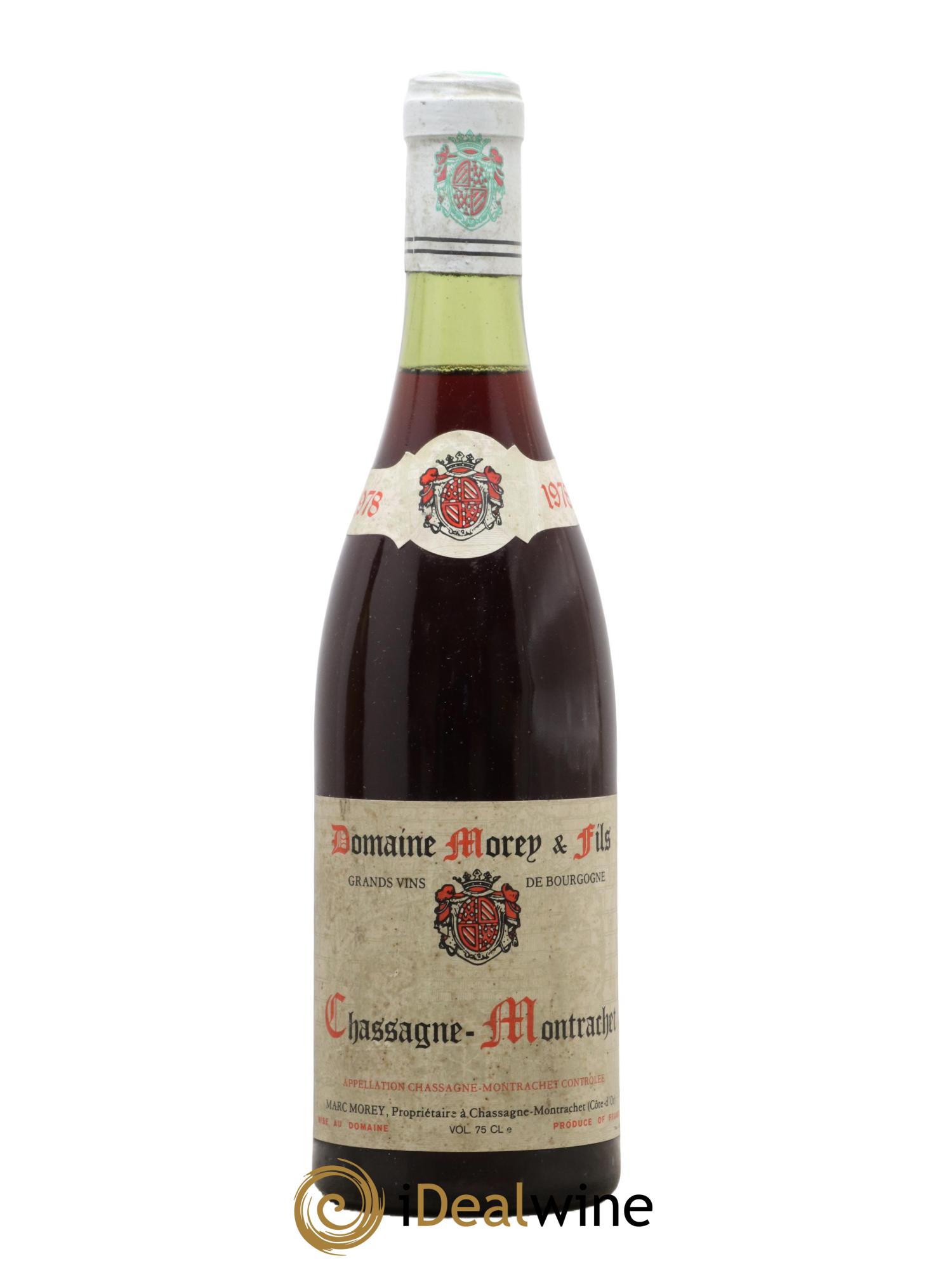 Chassagne-Montrachet Marc Morey 1978 - Lot de 1 bouteille - 0