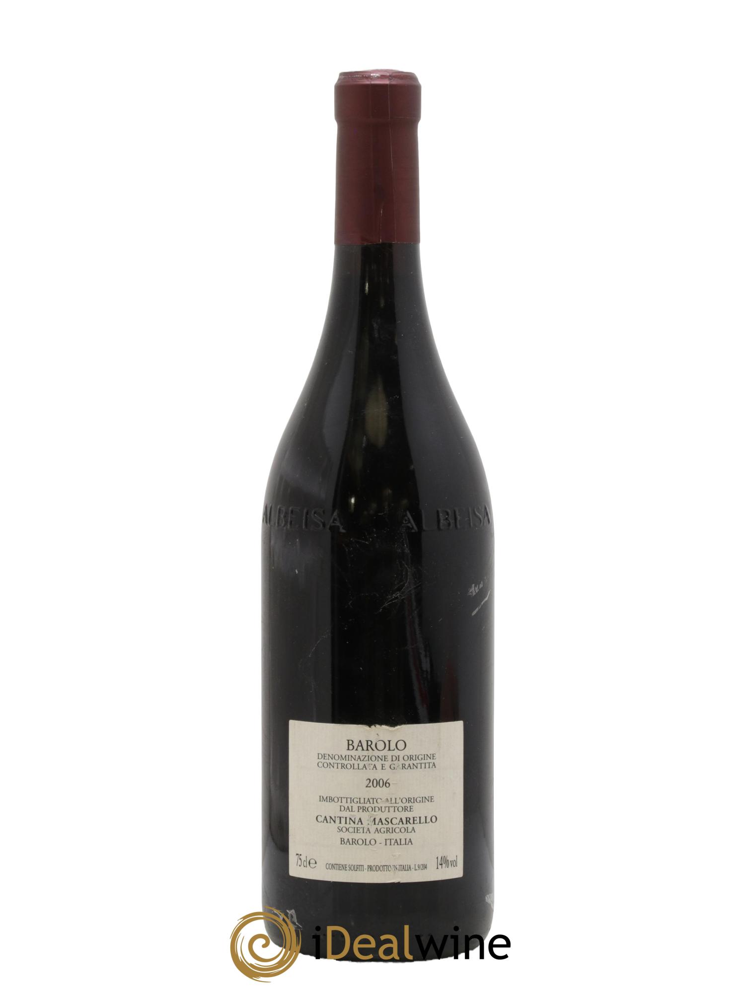 Barolo Bartolo Mascaremmp Etichetta Disegnata 2006 - Lot of 1 bottle - 1