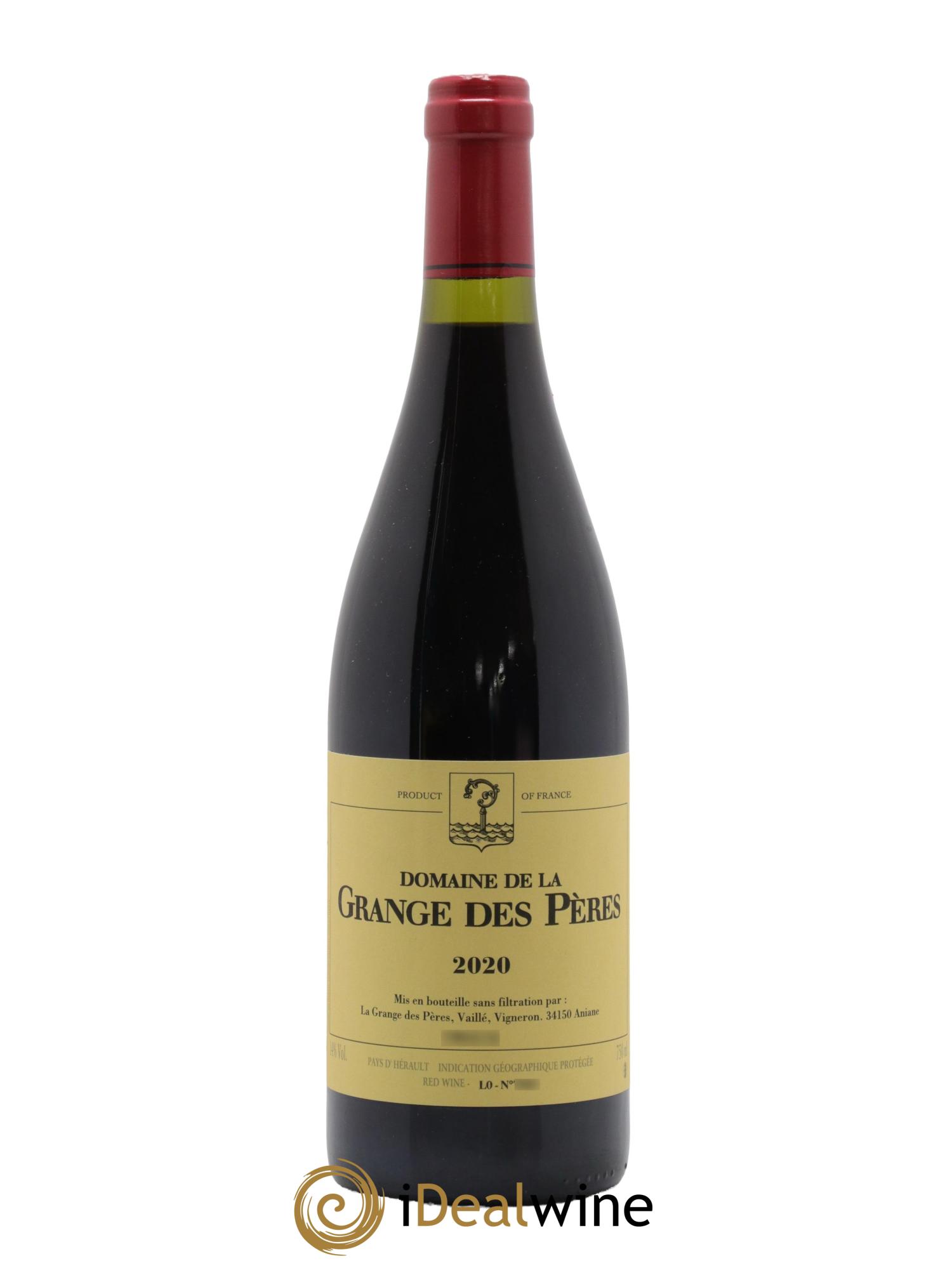 Pays d'Hérault Grange des Pères Laurent Vaillé 2020 - Lot de 1 bouteille - 0
