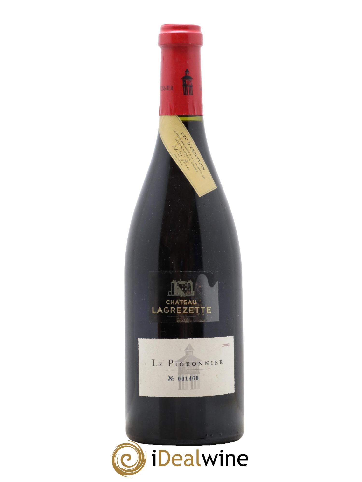Cahors Château Lagrezette Le Pigeonnier Alain Dominique Perrin 2003 - Lot de 1 bouteille - 0