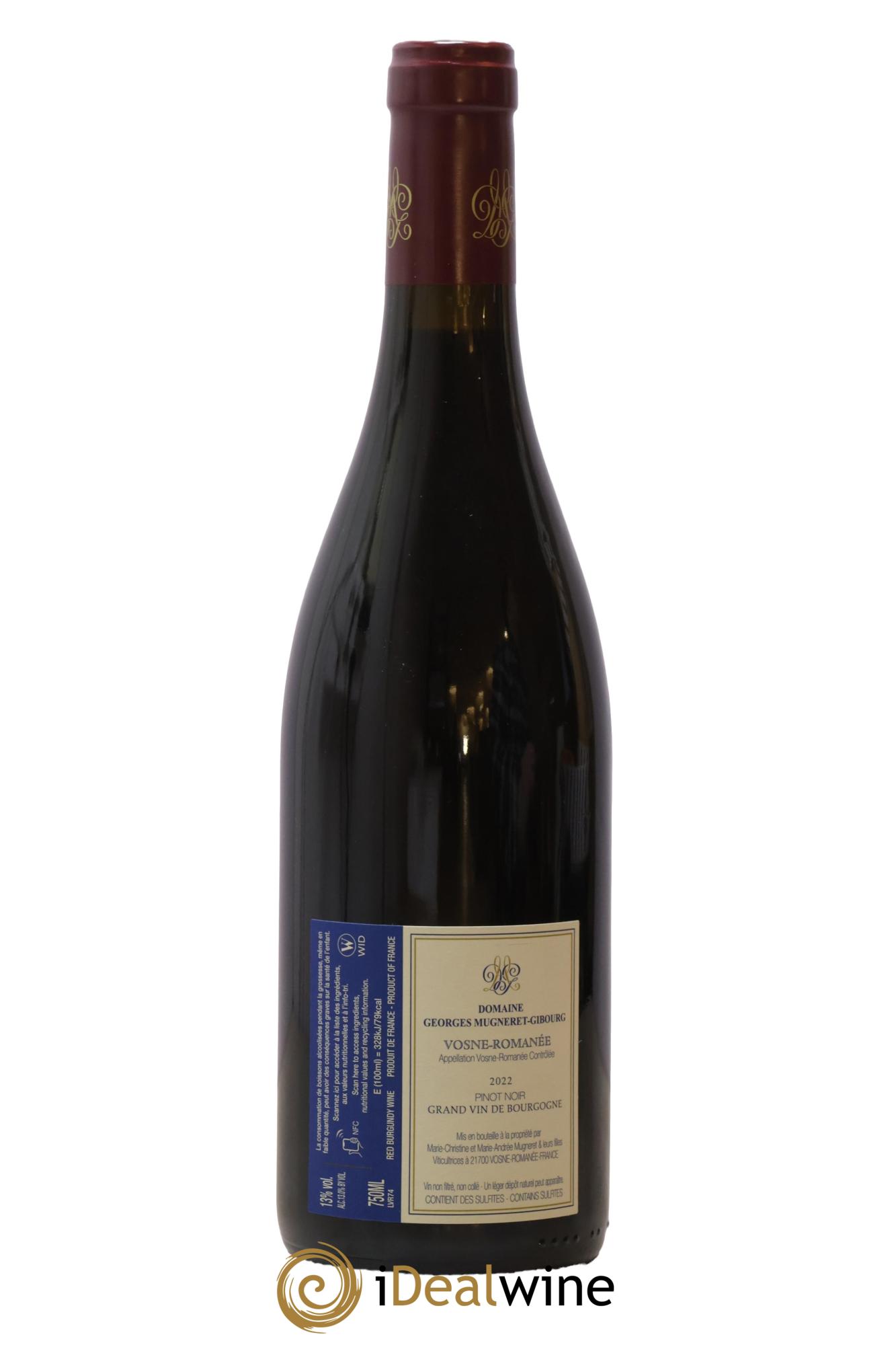 Vosne-Romanée Mugneret-Gibourg (Domaine) 2022 - Lot of 1 bottle - 1