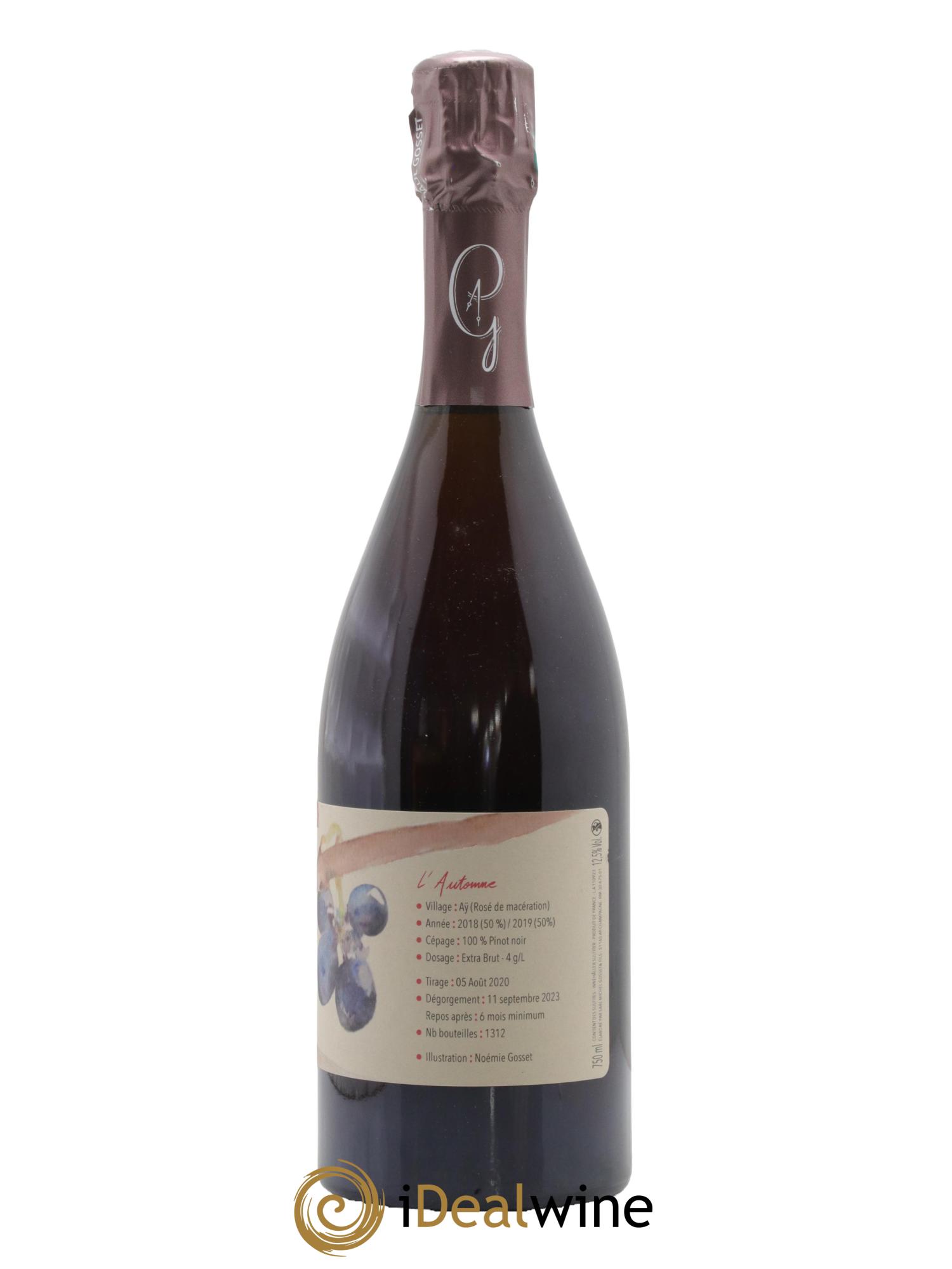 Au Fil des Temps l'Automne Paul Gosset - Lotto di 1 bottiglia - 1