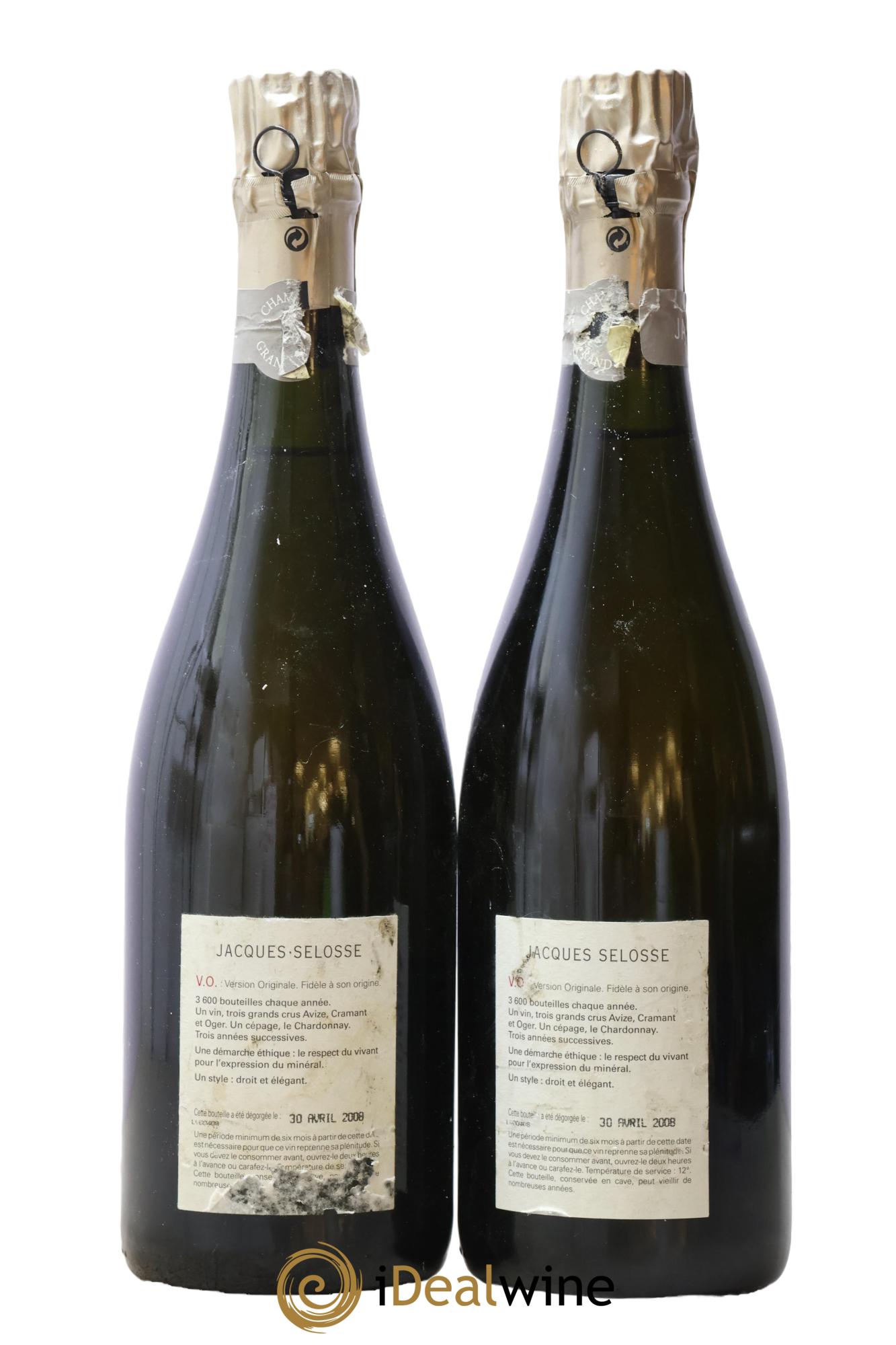 Version Originale Jacques Selosse - Lot de 2 bouteilles - 1