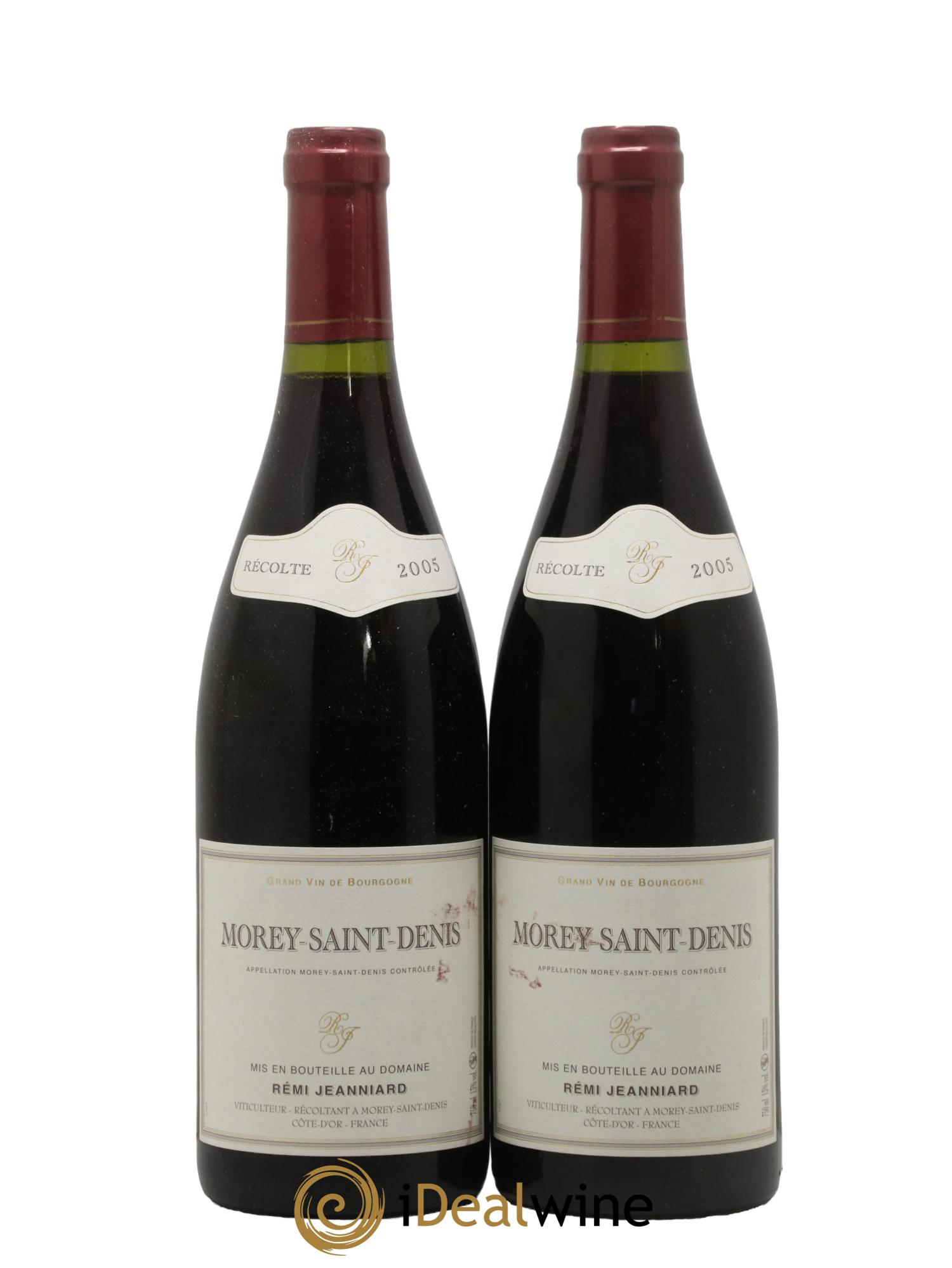 Morey-Saint-Denis Domaine Rémi Jeanniard 2005 - Lot de 2 bouteilles - 0