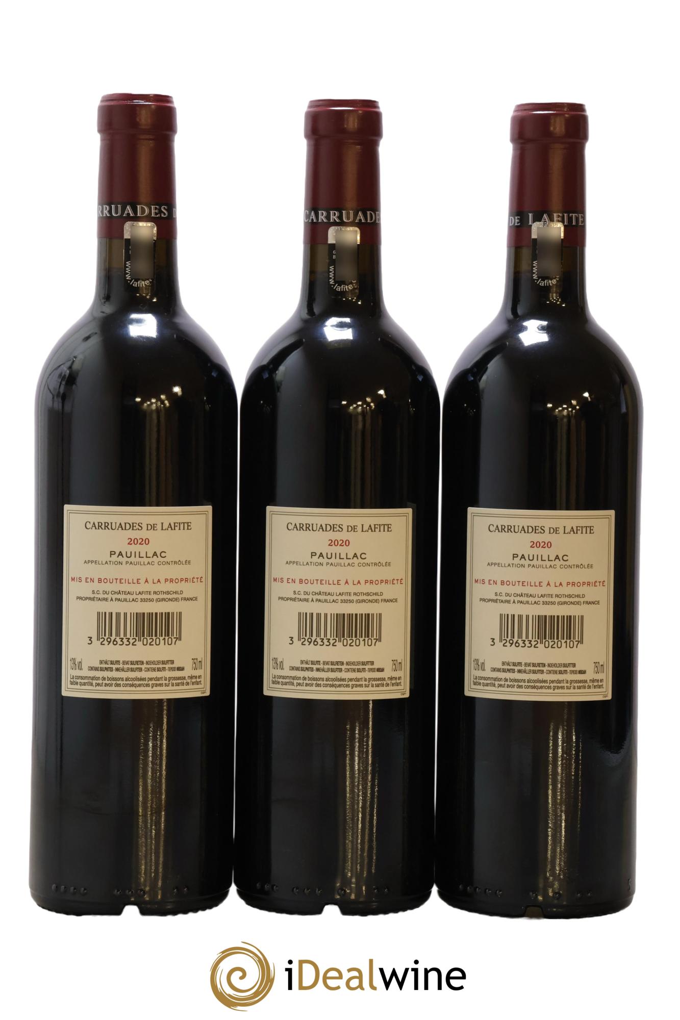 Carruades de Lafite Rothschild Second Vin 2020 - Lot de 6 bouteilles - 2
