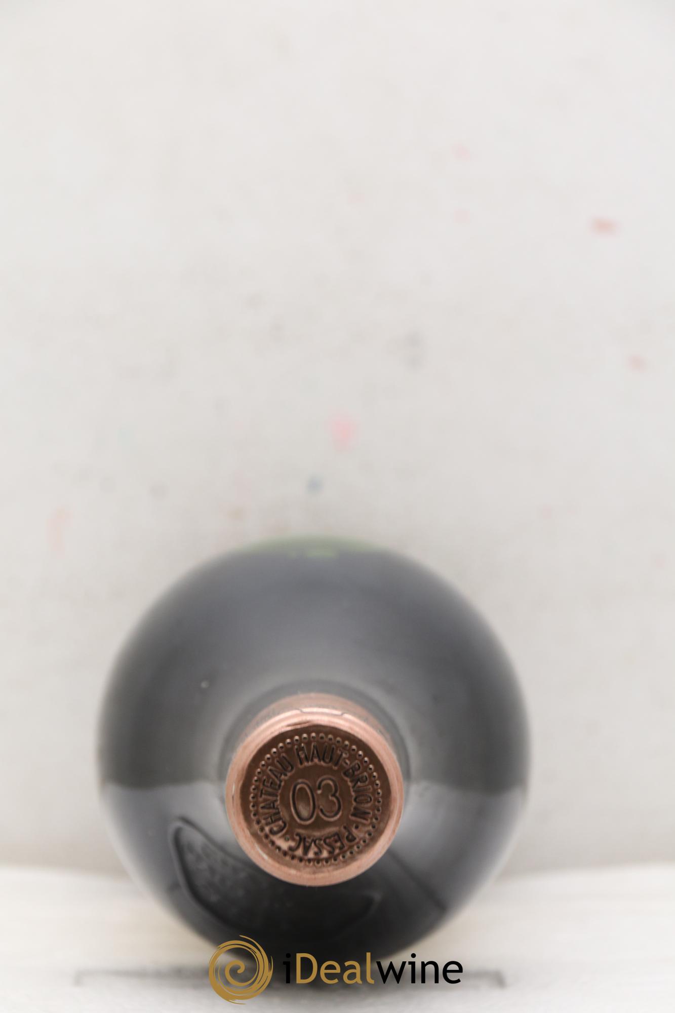 Château Haut Brion 1er Grand Cru Classé 2003 - Lot de 1 bouteille - 1