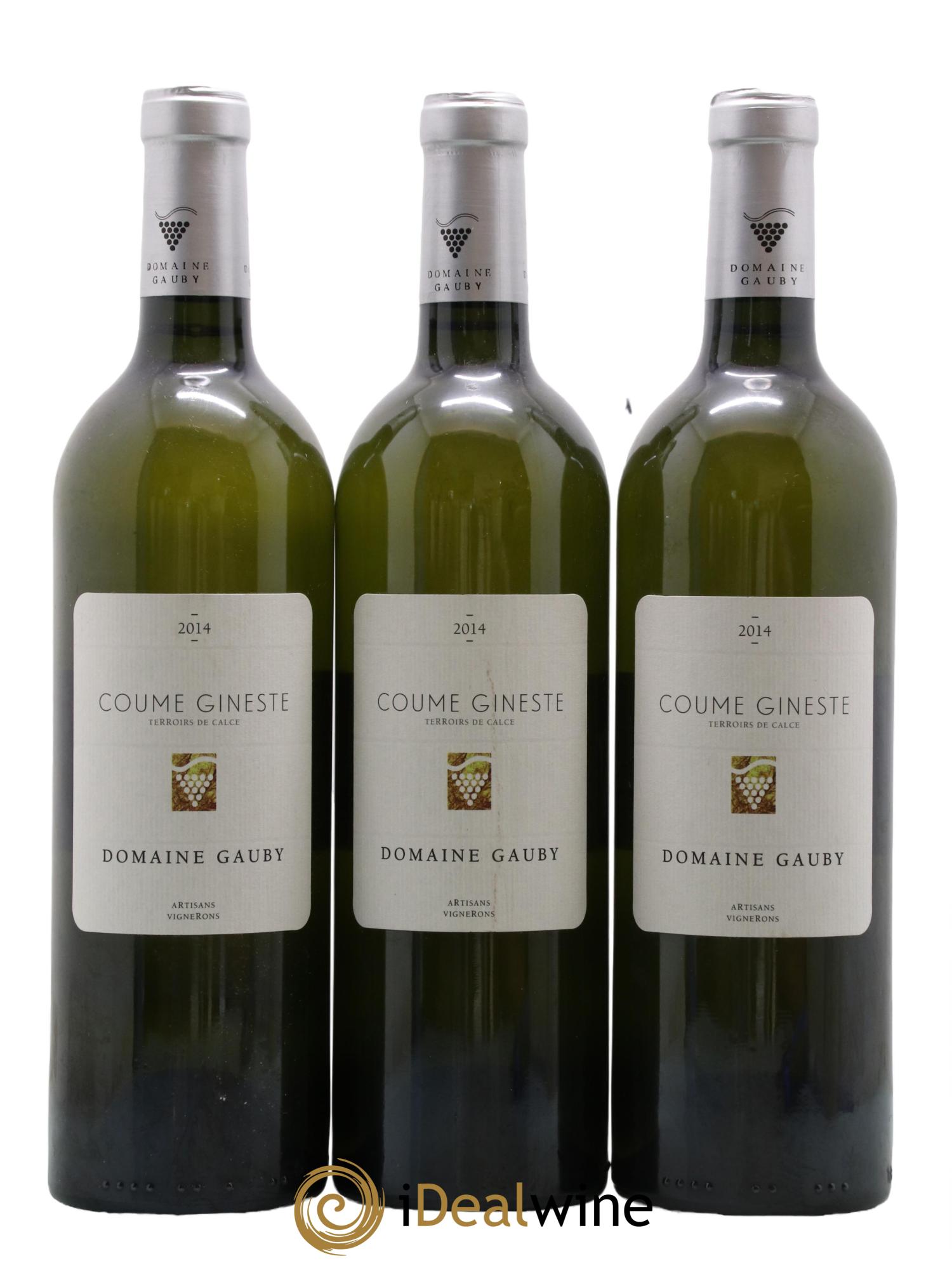 Côtes Catalanes Coume Gineste Gauby (Domaine) 2014 - Lot de 3 bouteilles - 0