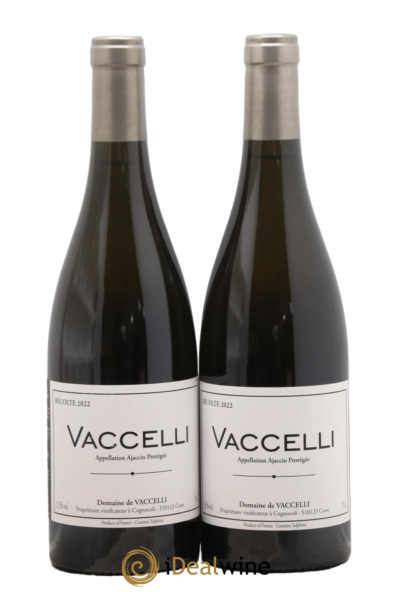 Ajaccio Vaccelli 2022 - Posten von 2 Flaschen - 0