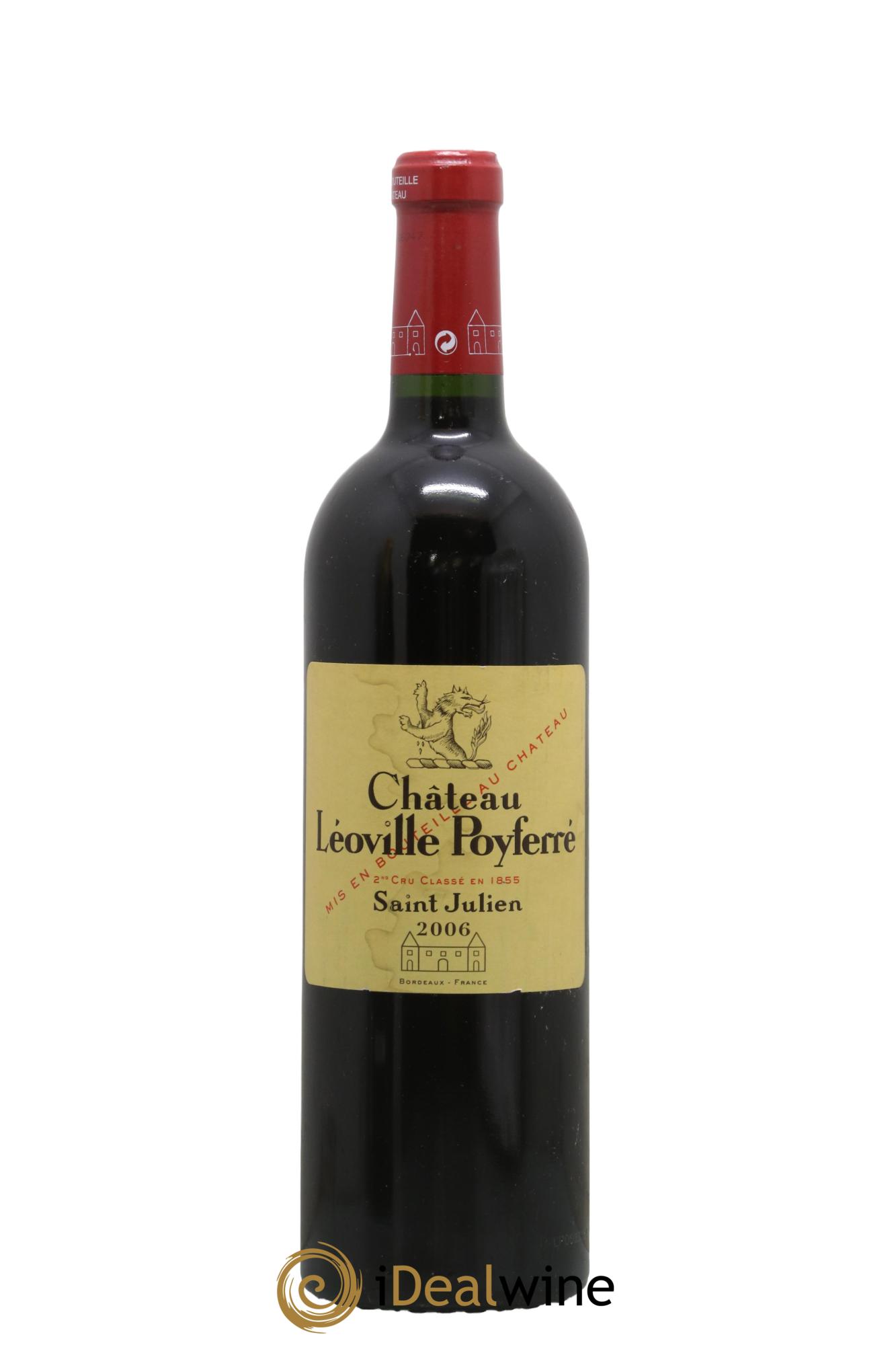 Château Léoville Poyferré 2ème Grand Cru Classé 2006 - Posten von 1 Flasche - 0