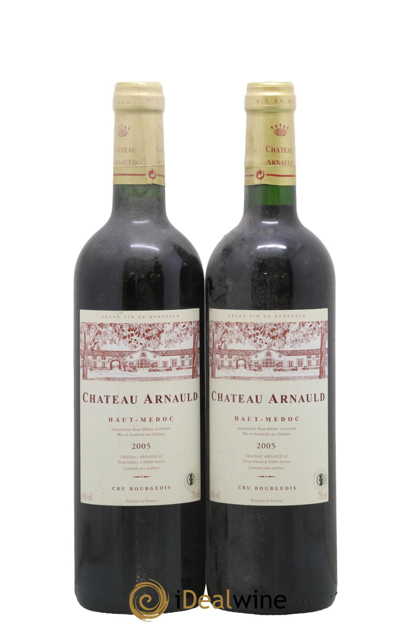 Château Arnauld Cru Bourgeois 2005 - Lotto di 2 bottiglie - 0
