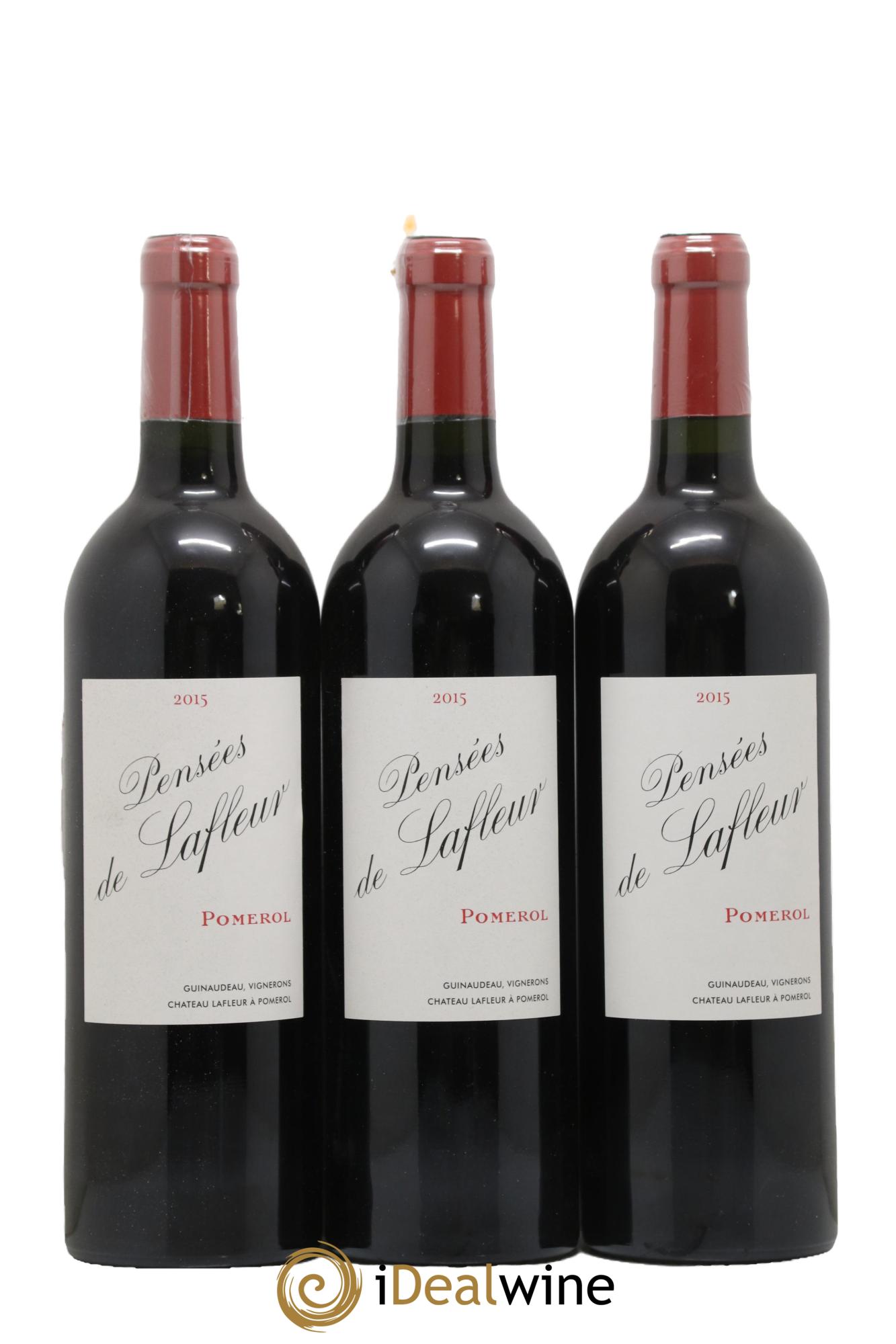 Pensées de Lafleur Second Vin 2015 - Lot de 3 bouteilles - 0
