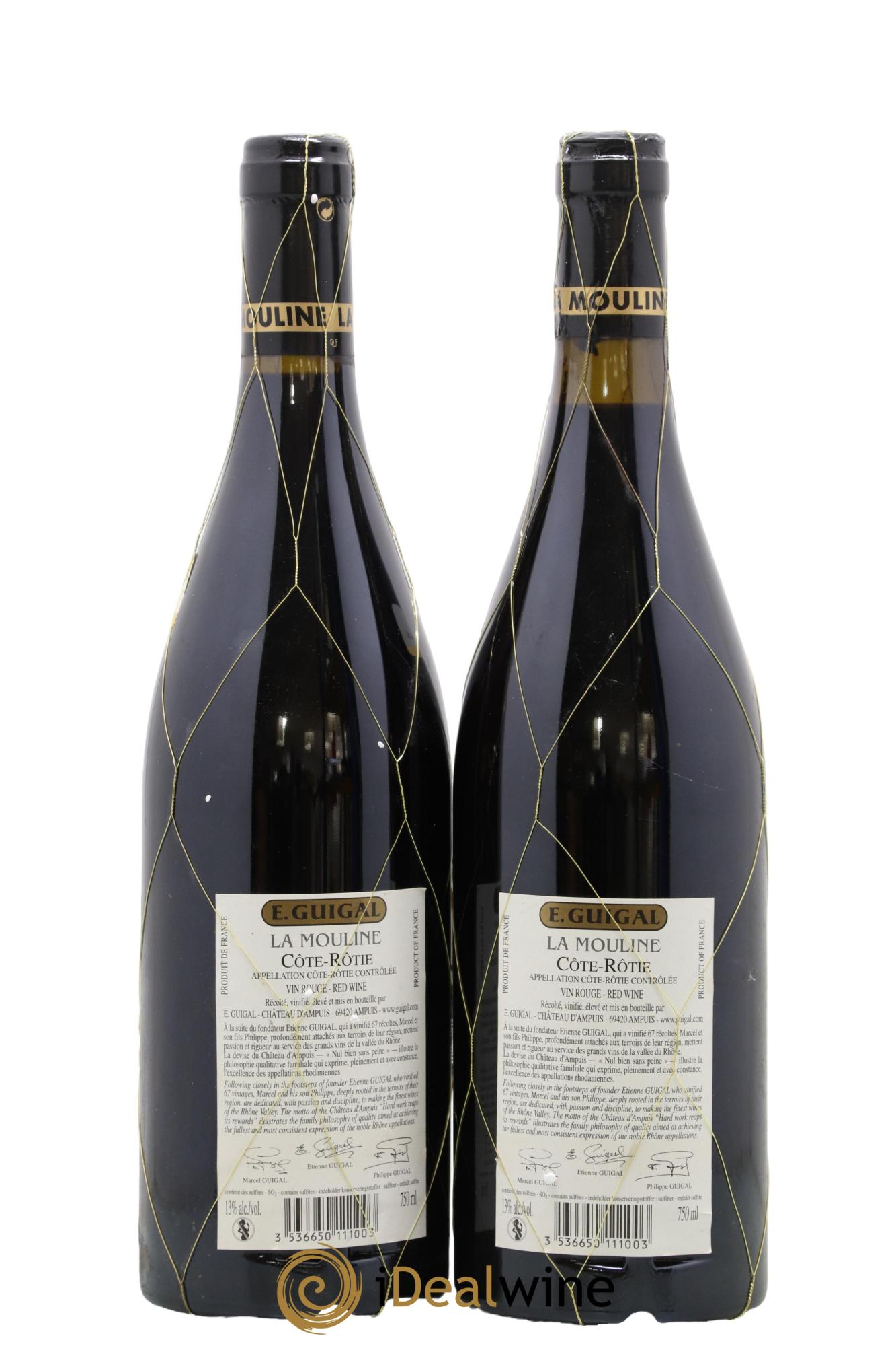 Côte-Rôtie La Mouline Guigal 2005 - Lotto di 2 bottiglie - 1