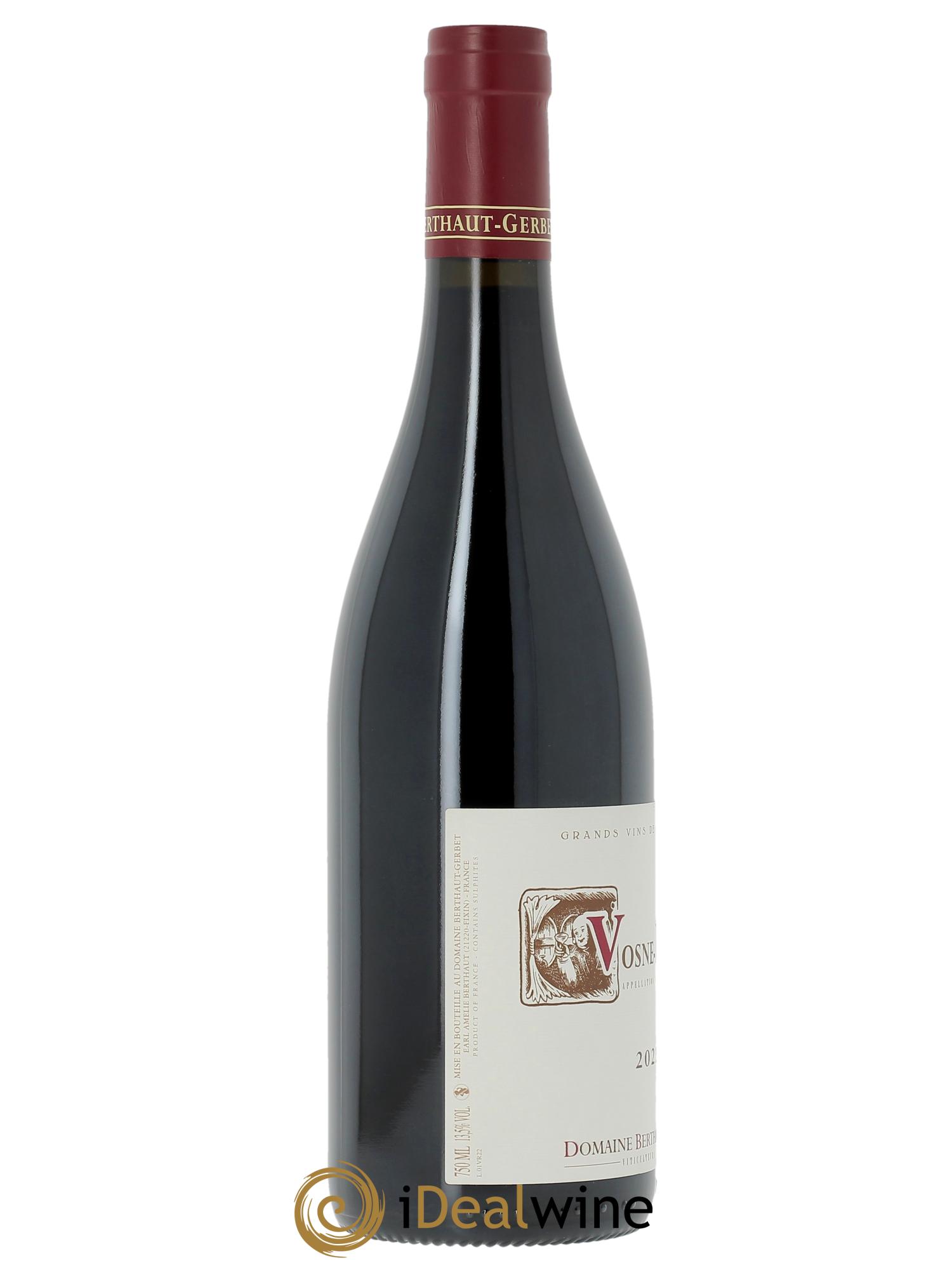 Vosne-Romanée Berthaut Gerbet (Domaine)  2022 - Lot de 1 bouteille - 1